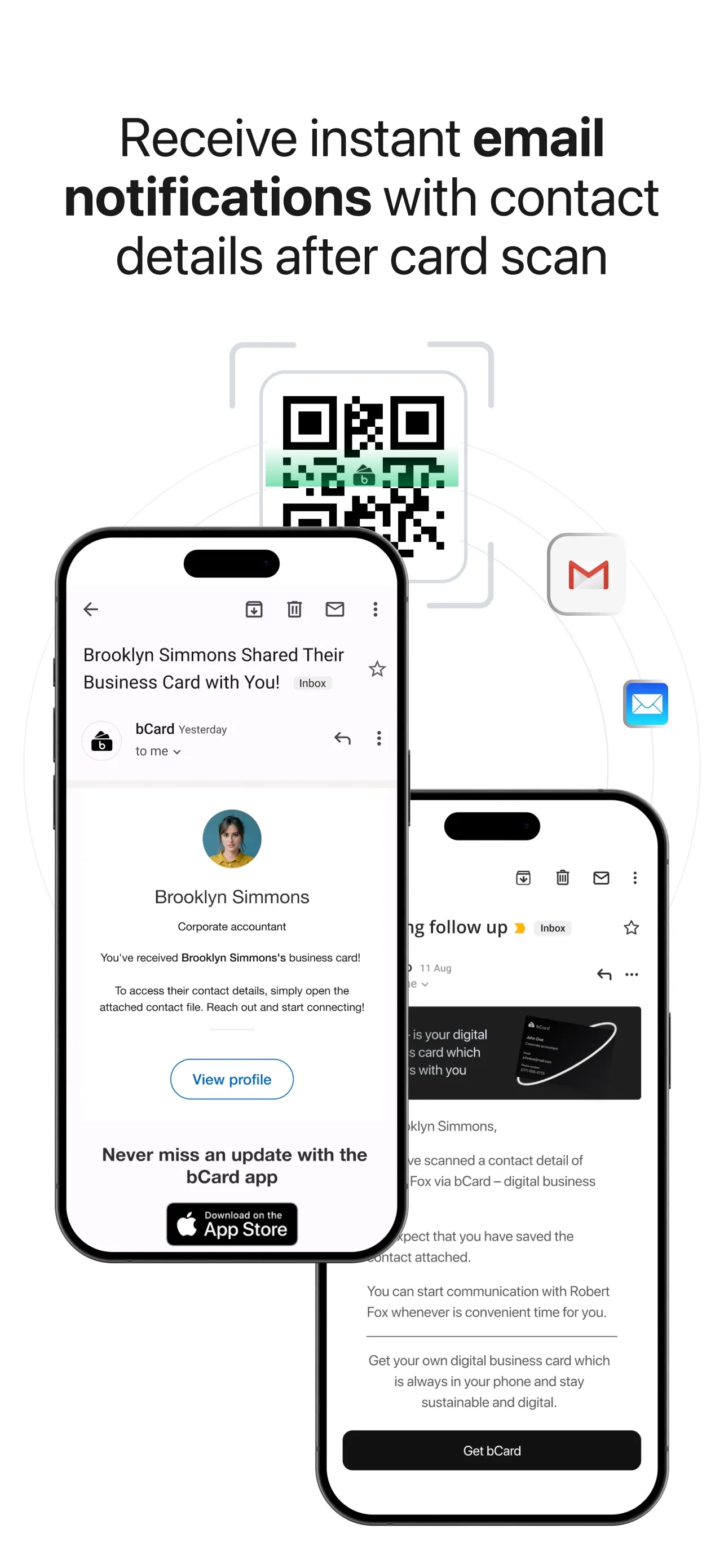 bCard: Digital Business Card iphone screenshot 3