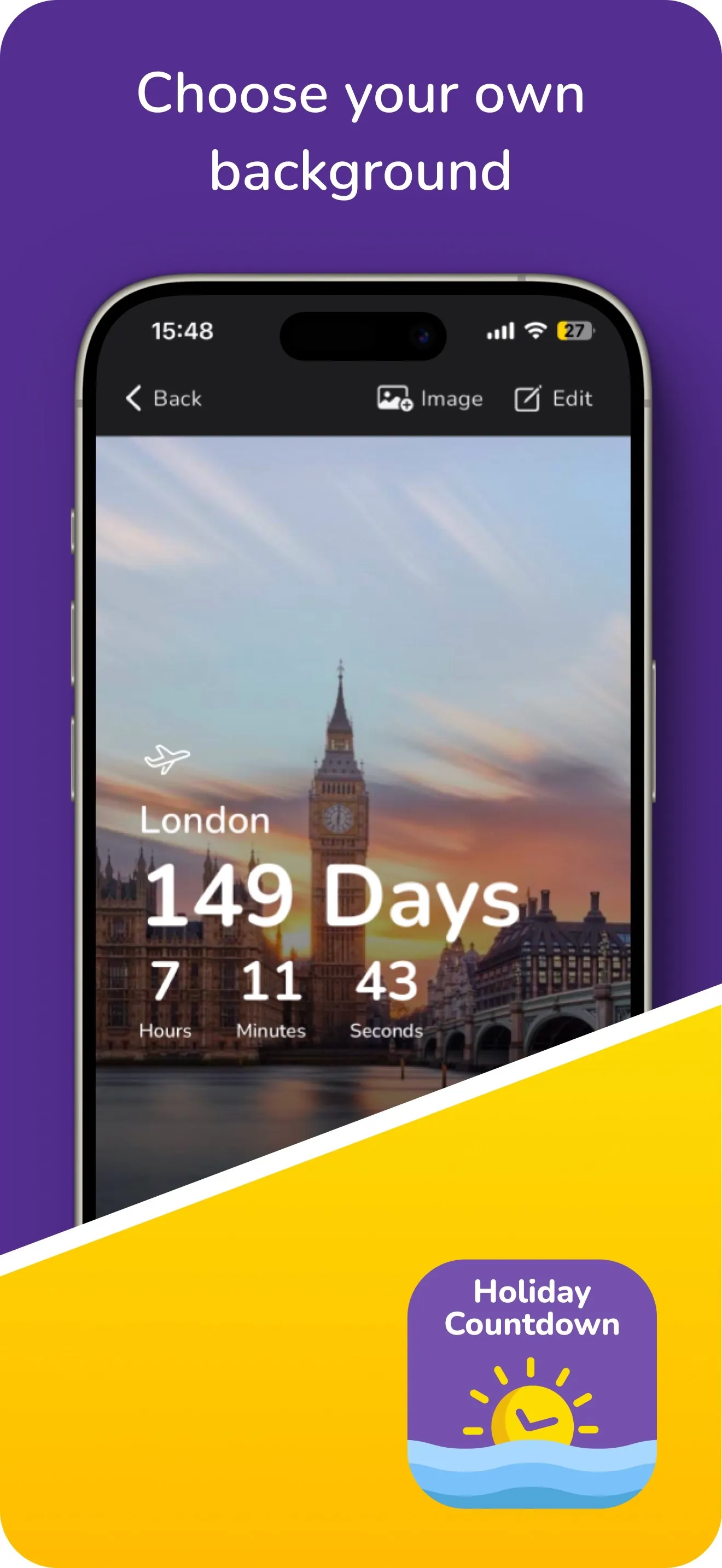 Holiday Countdowns iphone screenshot 1