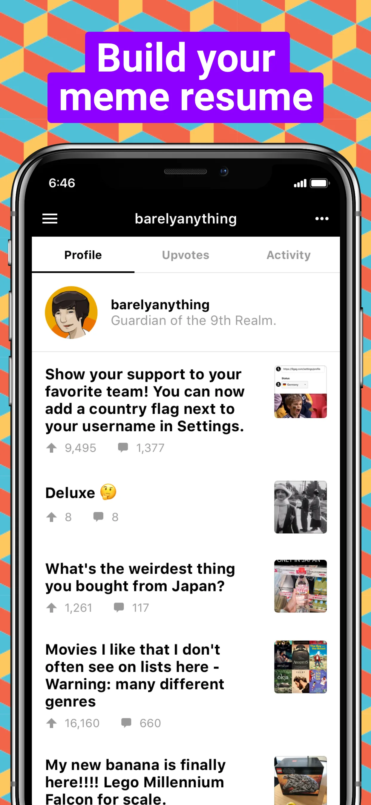 9GAG: Best LOL Pics & GIFs iphone screenshot 5
