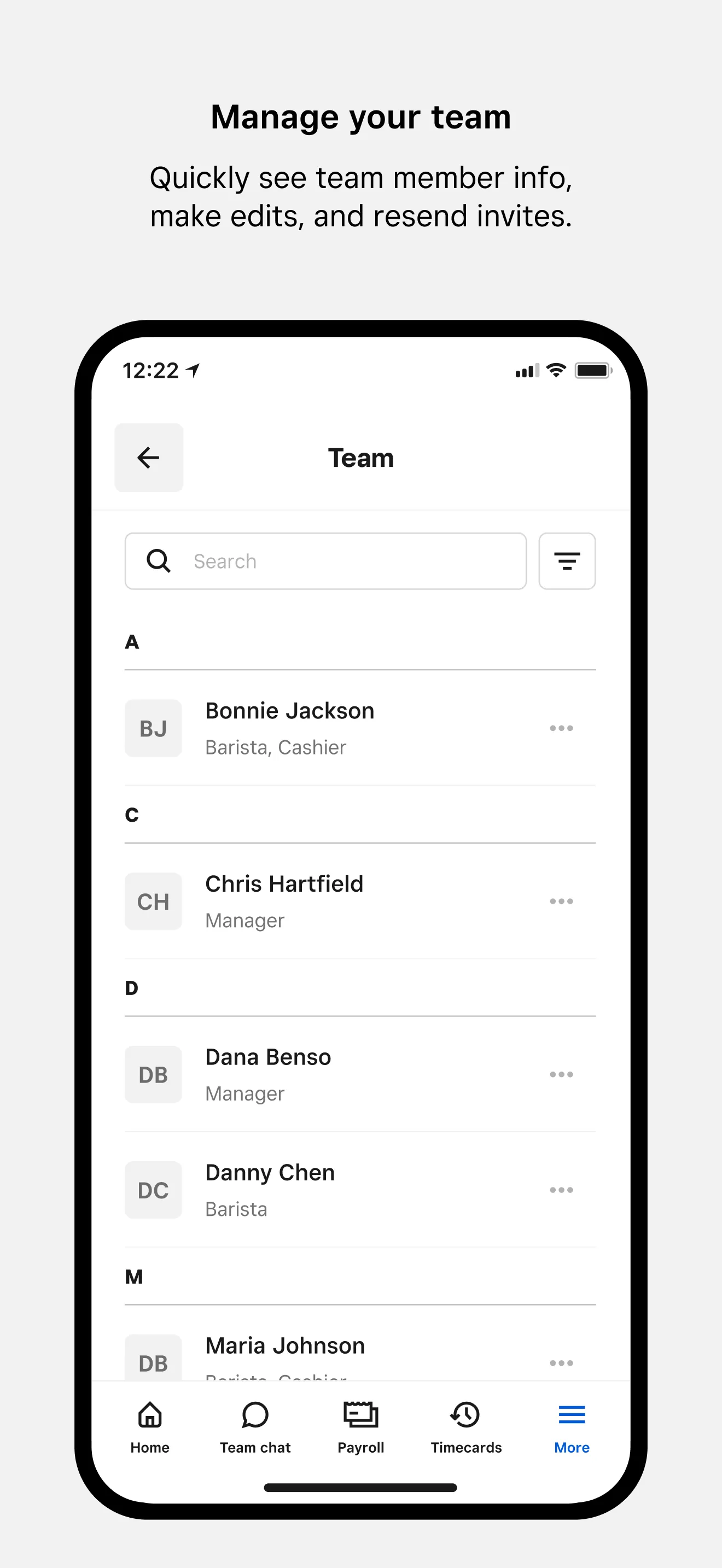 Square Team iphone screenshot 7