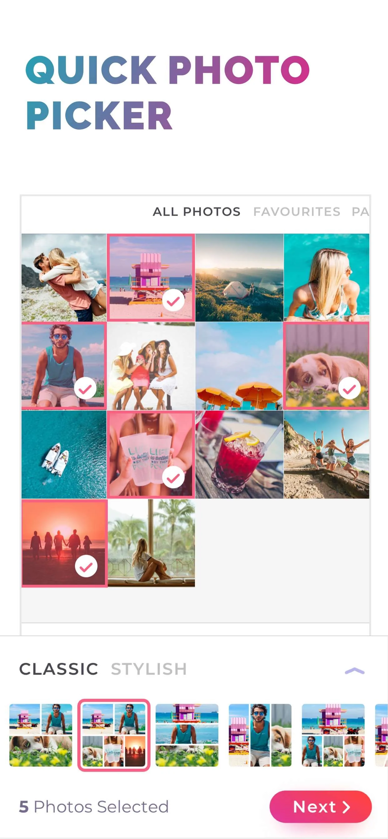 Photo Collage Maker PicJointer iphone screenshot 4