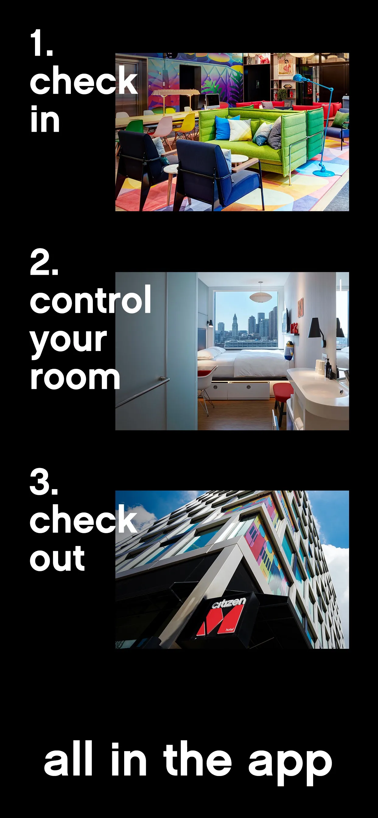 citizenM | Booking Hotel Rooms iphone screenshot 2