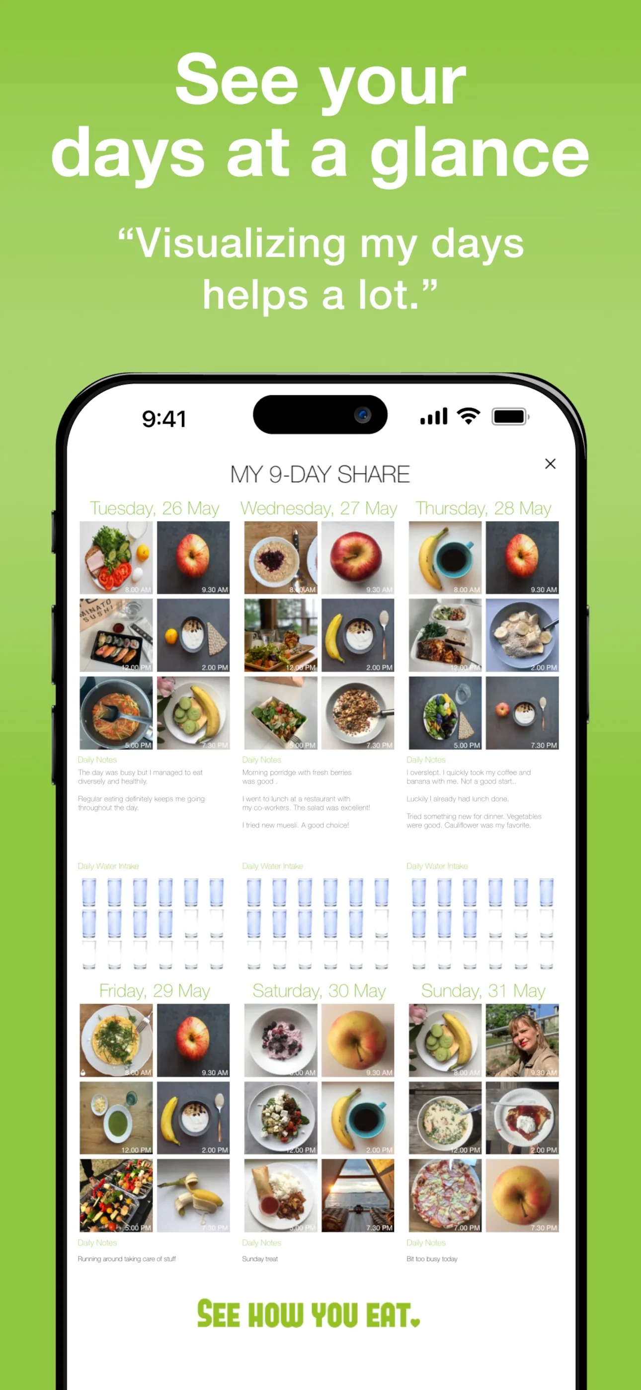 Food Diary See How You Eat Log iphone screenshot 6