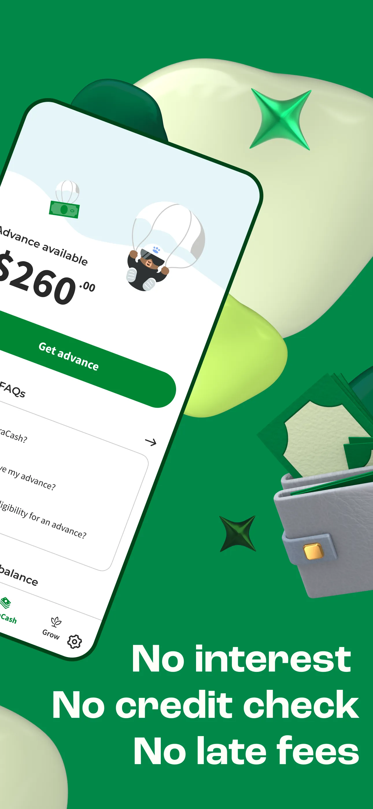 Dave: Fast Cash & Banking iphone screenshot 2