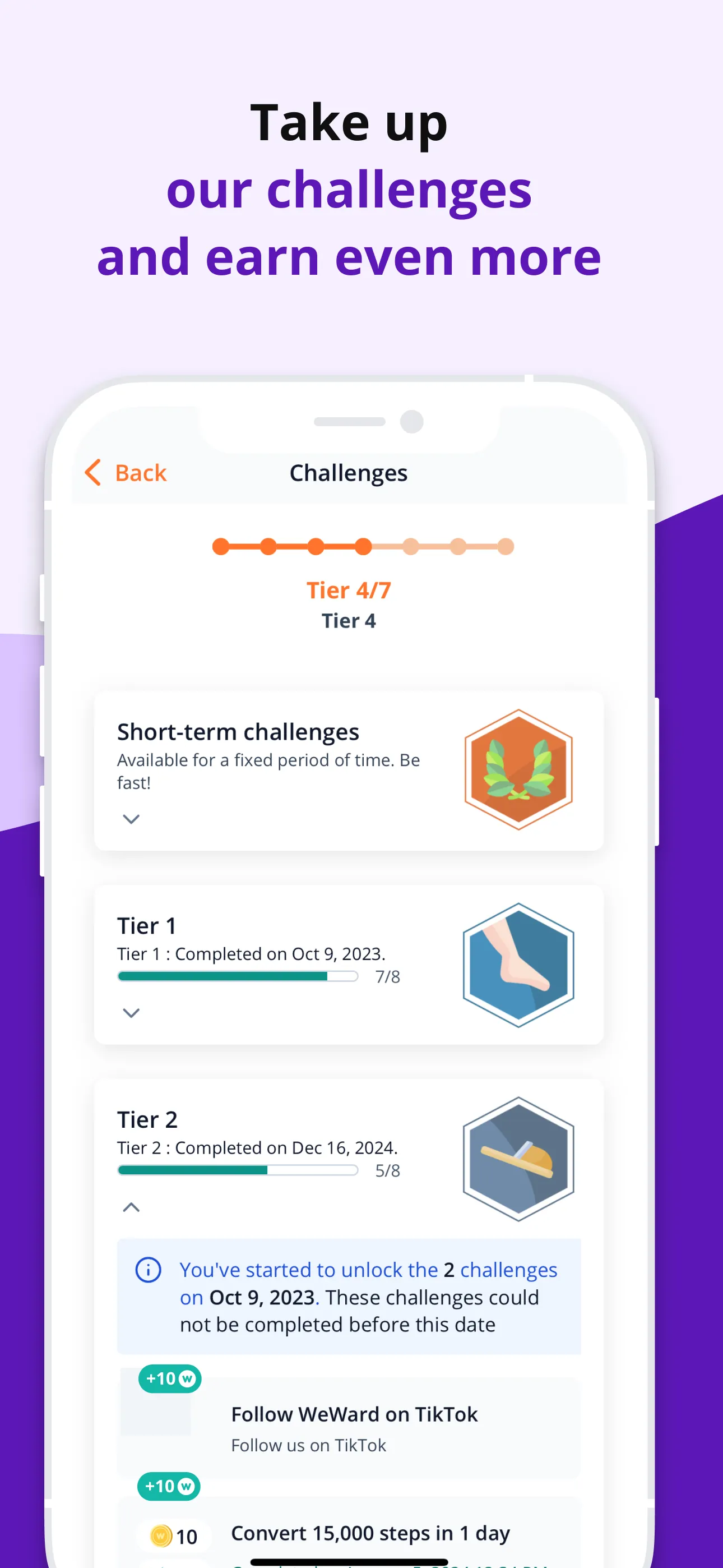 WeWard - The Walking App iphone screenshot 4