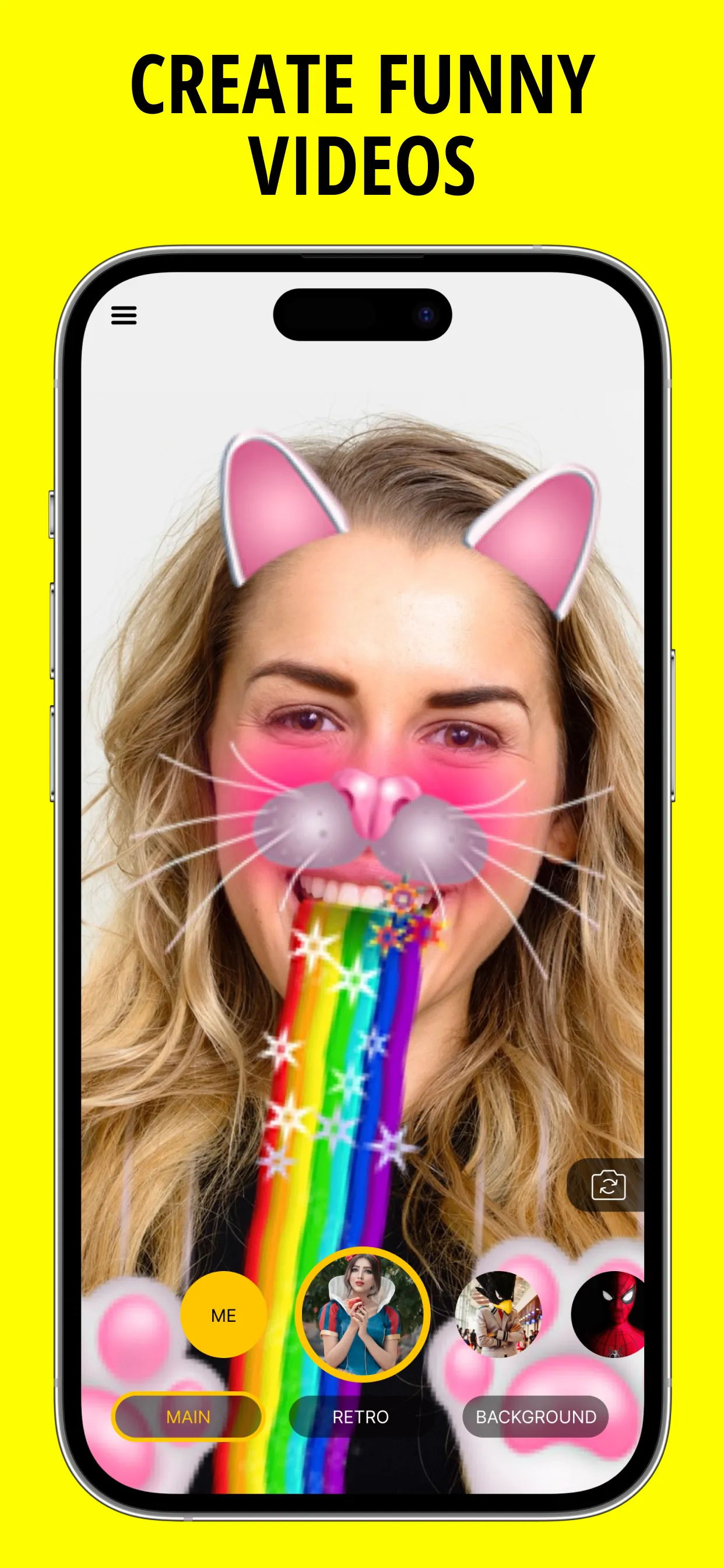 Face Effects, Filters & Emojis iphone screenshot 3