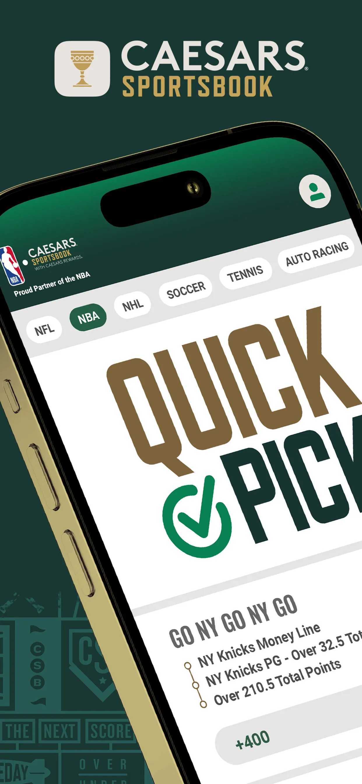 Caesars Sportsbook iphone screenshot 2