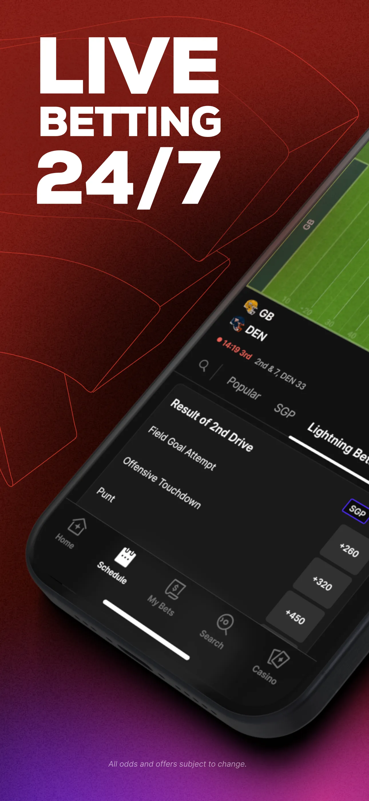Fanatics Sportsbook & Casino iphone screenshot 5