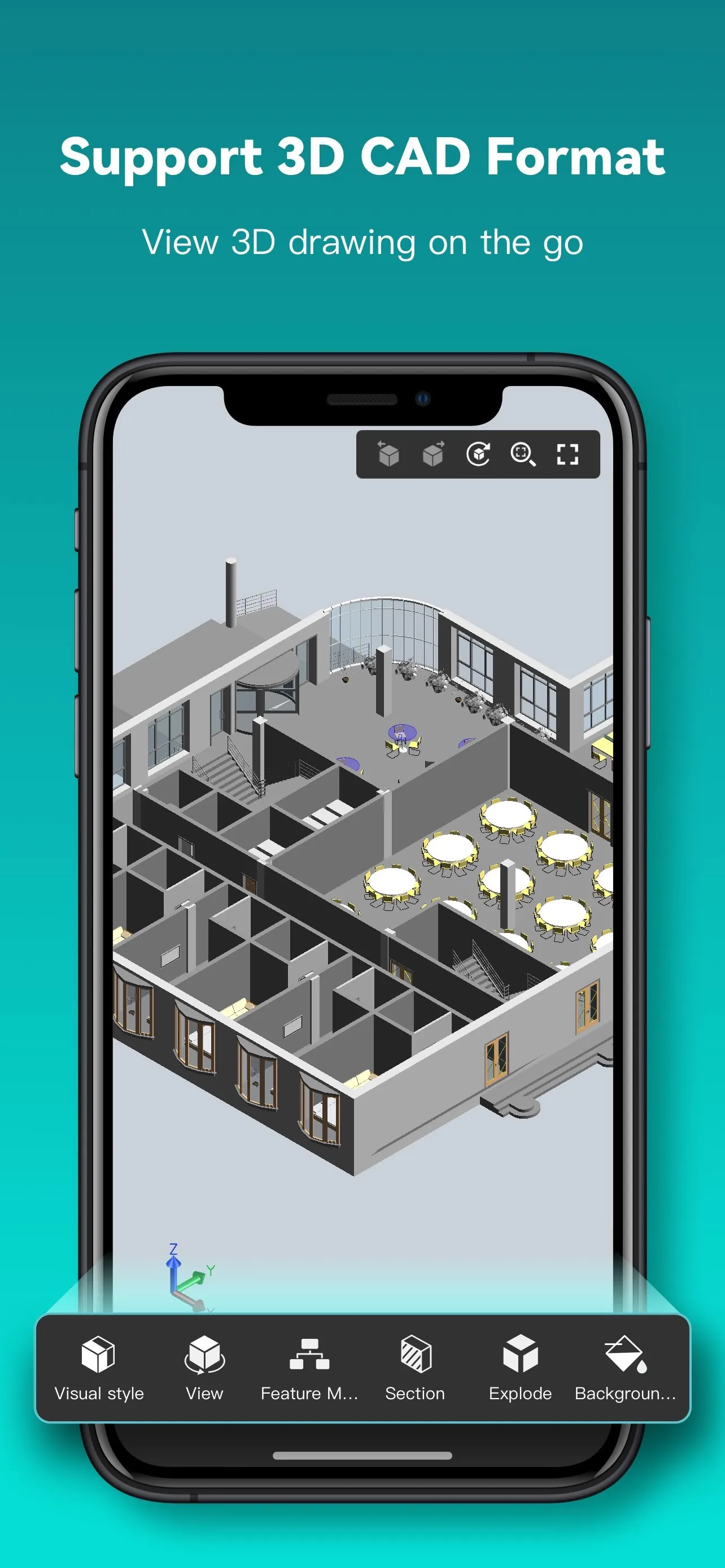 DWG FastView-CAD Viewer&Editor iphone screenshot 3