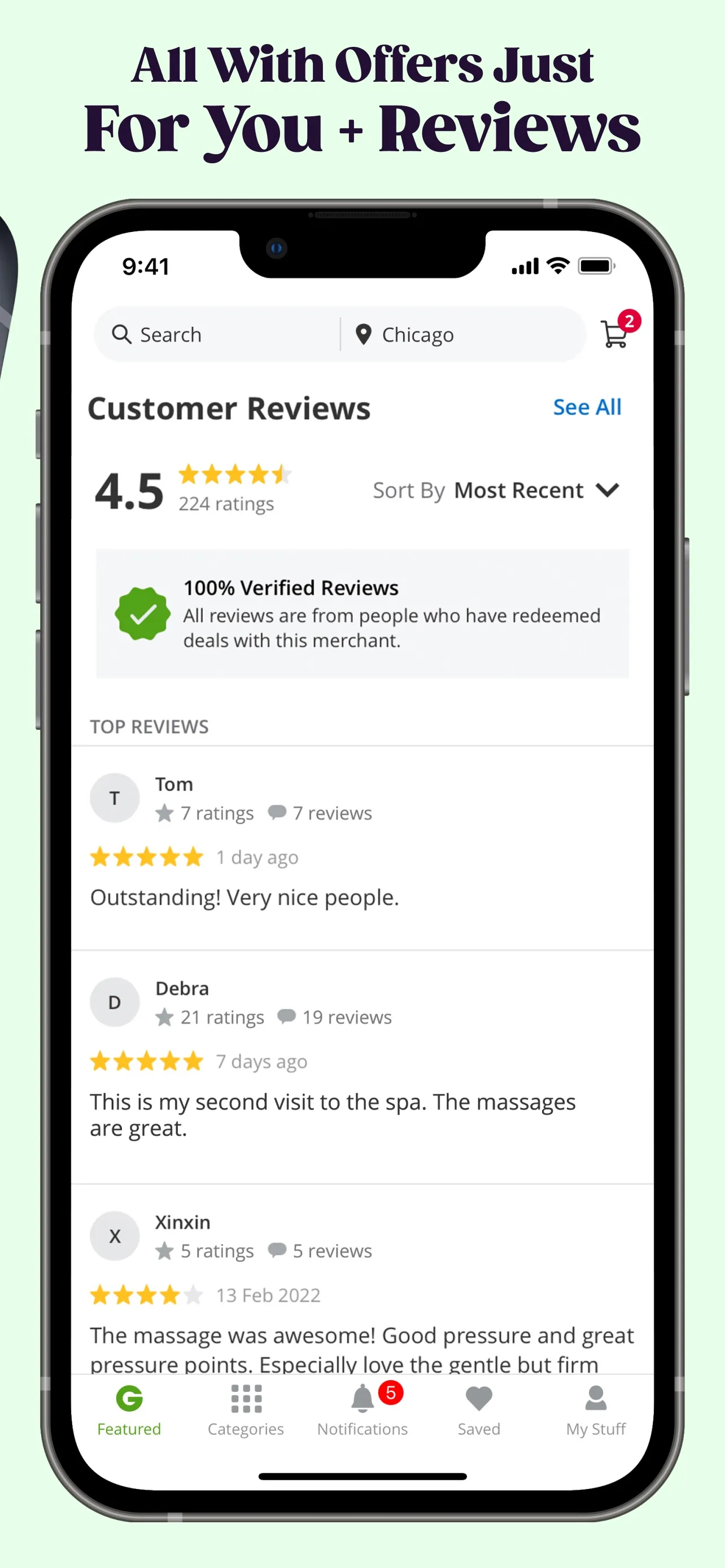 Groupon - Local Deals Near Me iphone screenshot 9