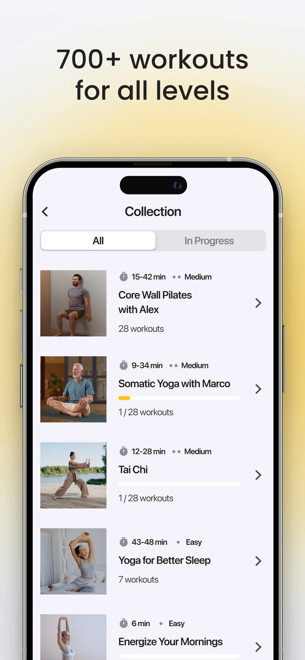 Yoga-Go: Chair Yoga & Pilates iphone screenshot 6
