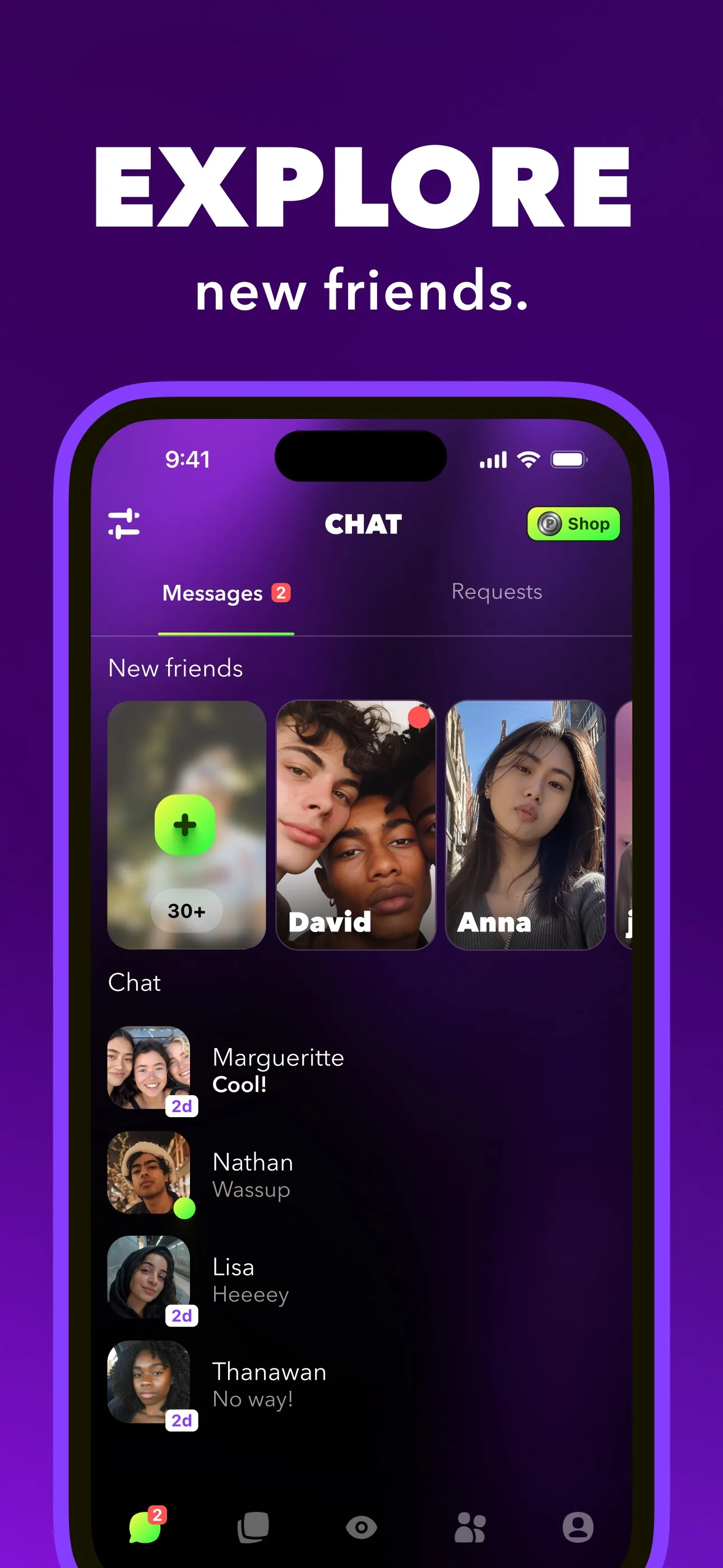 PNK – chat now iphone screenshot 2