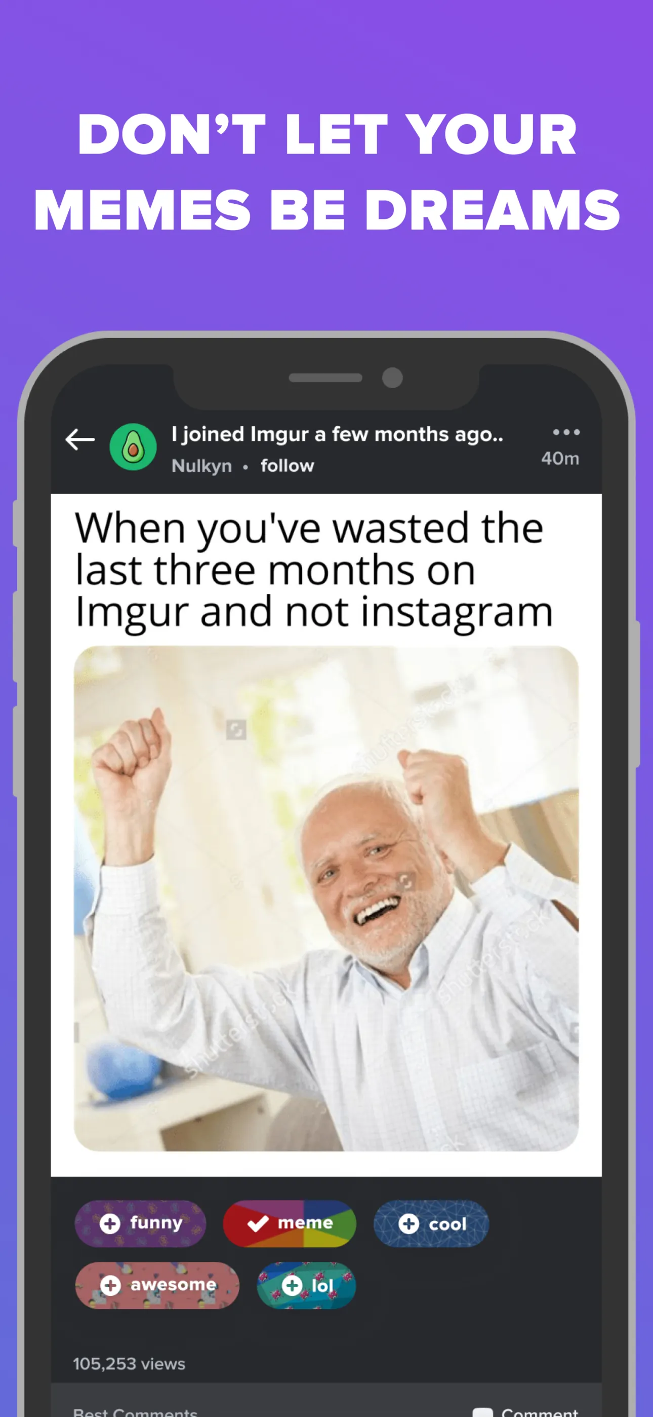 Imgur: Funny Memes & GIF Maker iphone screenshot 7