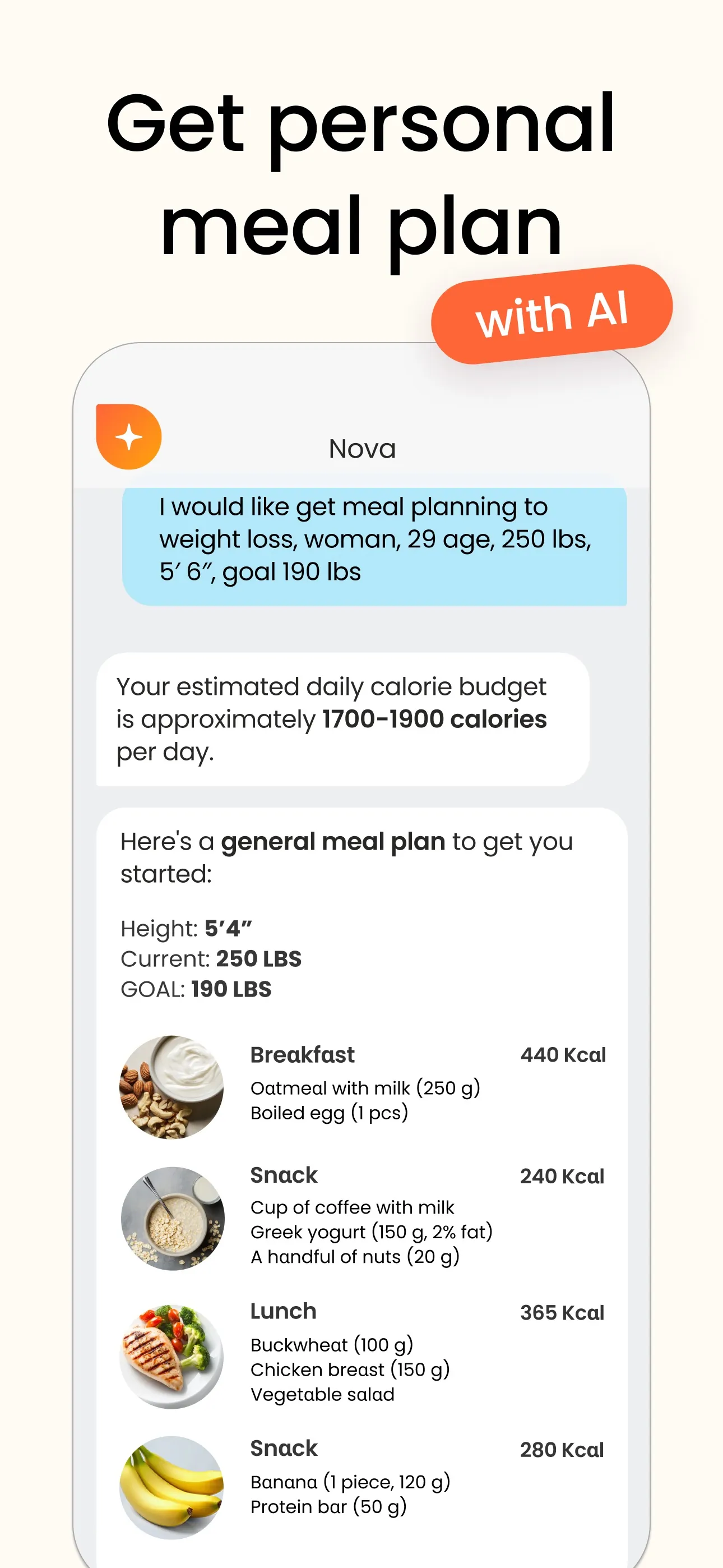 Calorie Counter & Food Tracker iphone screenshot 4