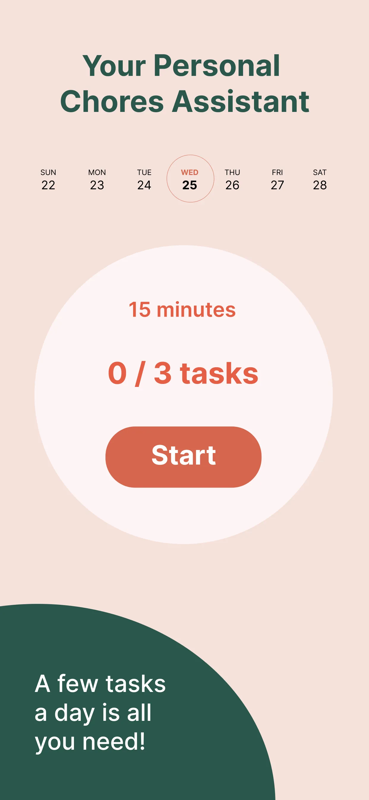 Tidy: House Cleaning Schedule iphone screenshot 1