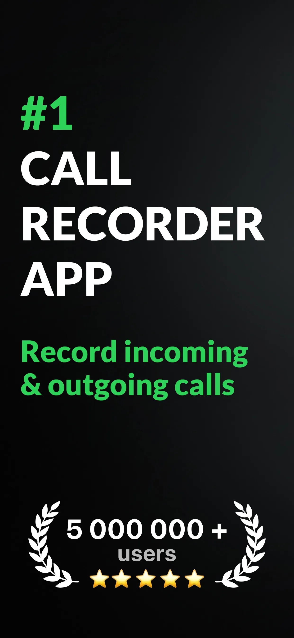 Call Recorder for iPhone. iphone screenshot 1