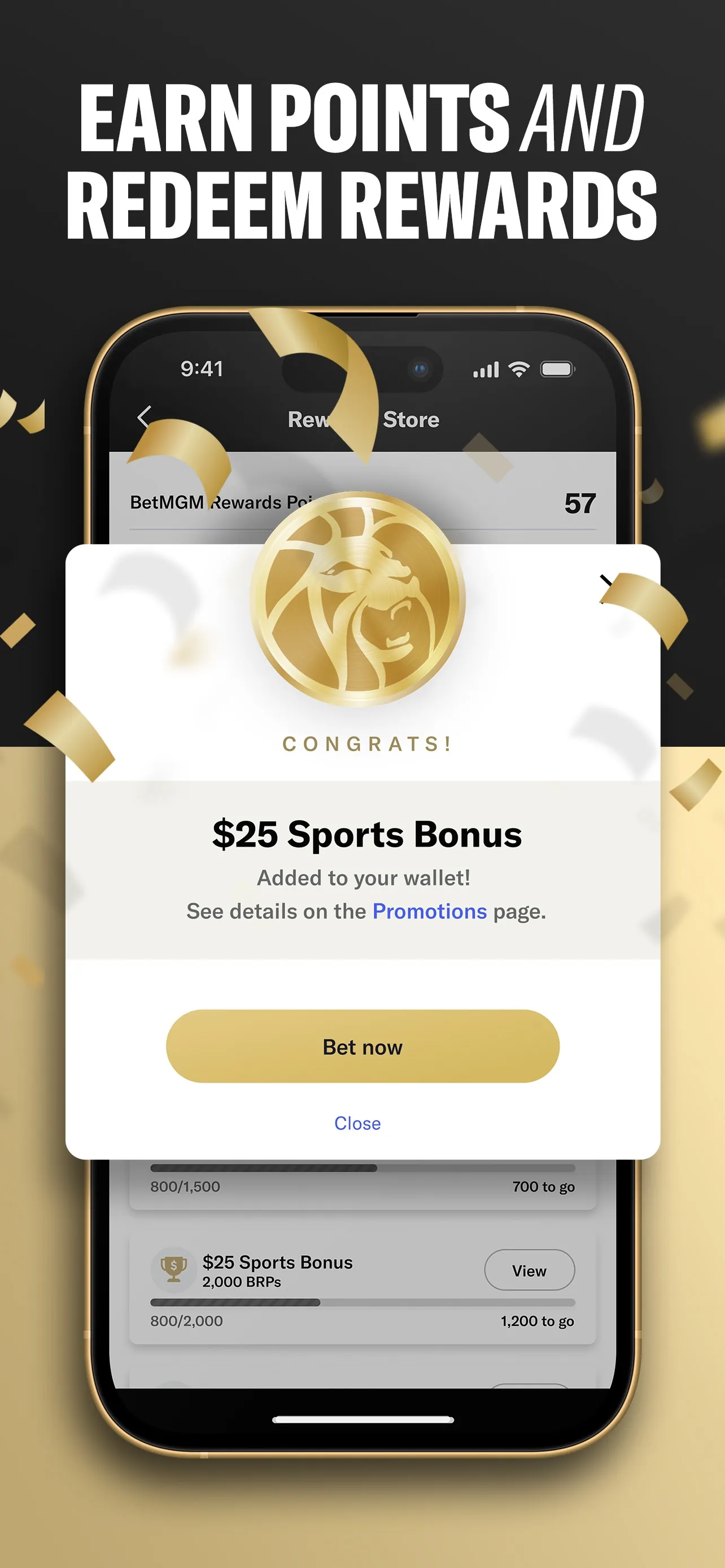 BetMGM - Sportsbook & Casino iphone screenshot 7