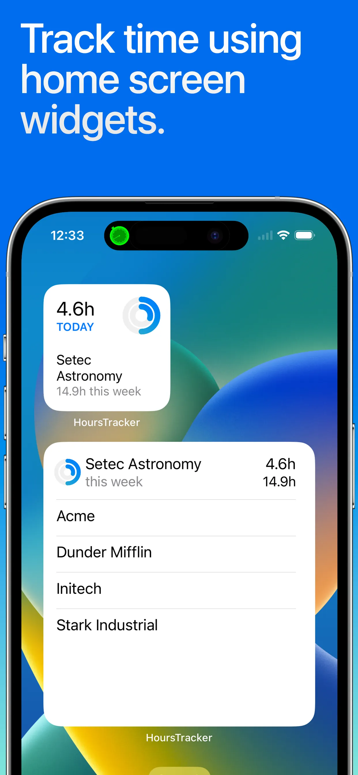 Hours Tracker: Time Tracking iphone screenshot 7