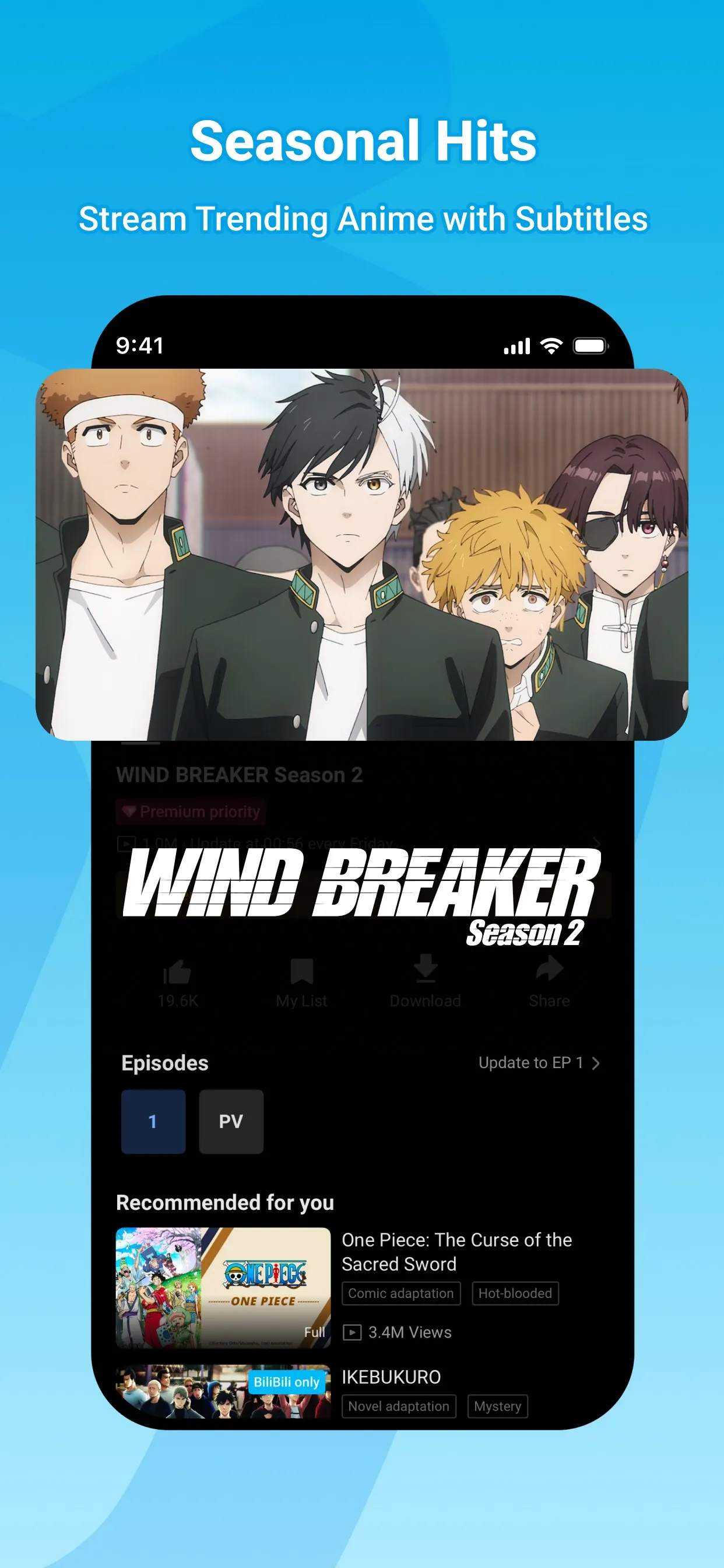 BiliBili -HD Anime, Videos iphone screenshot 3