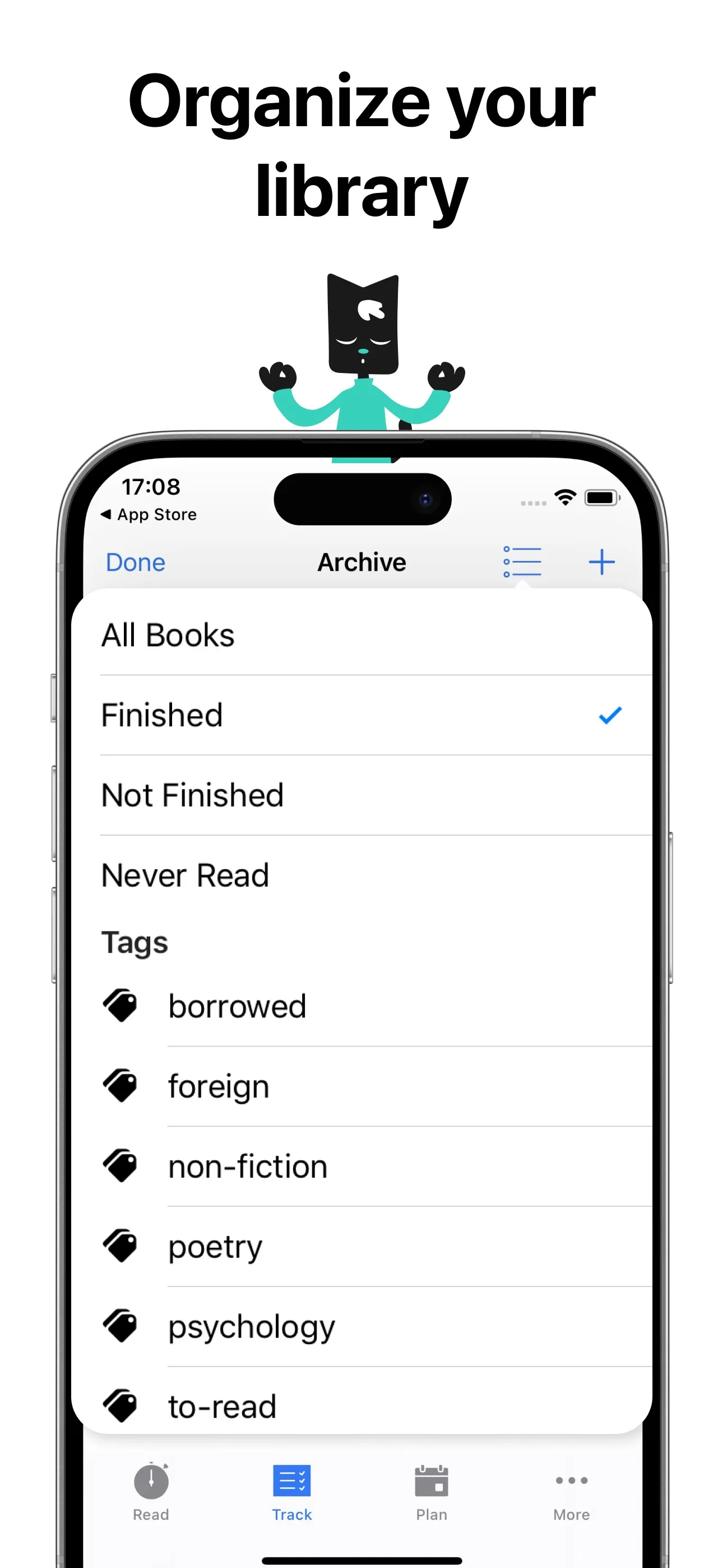 Reading Tracker, Planner: Leio iphone screenshot 6