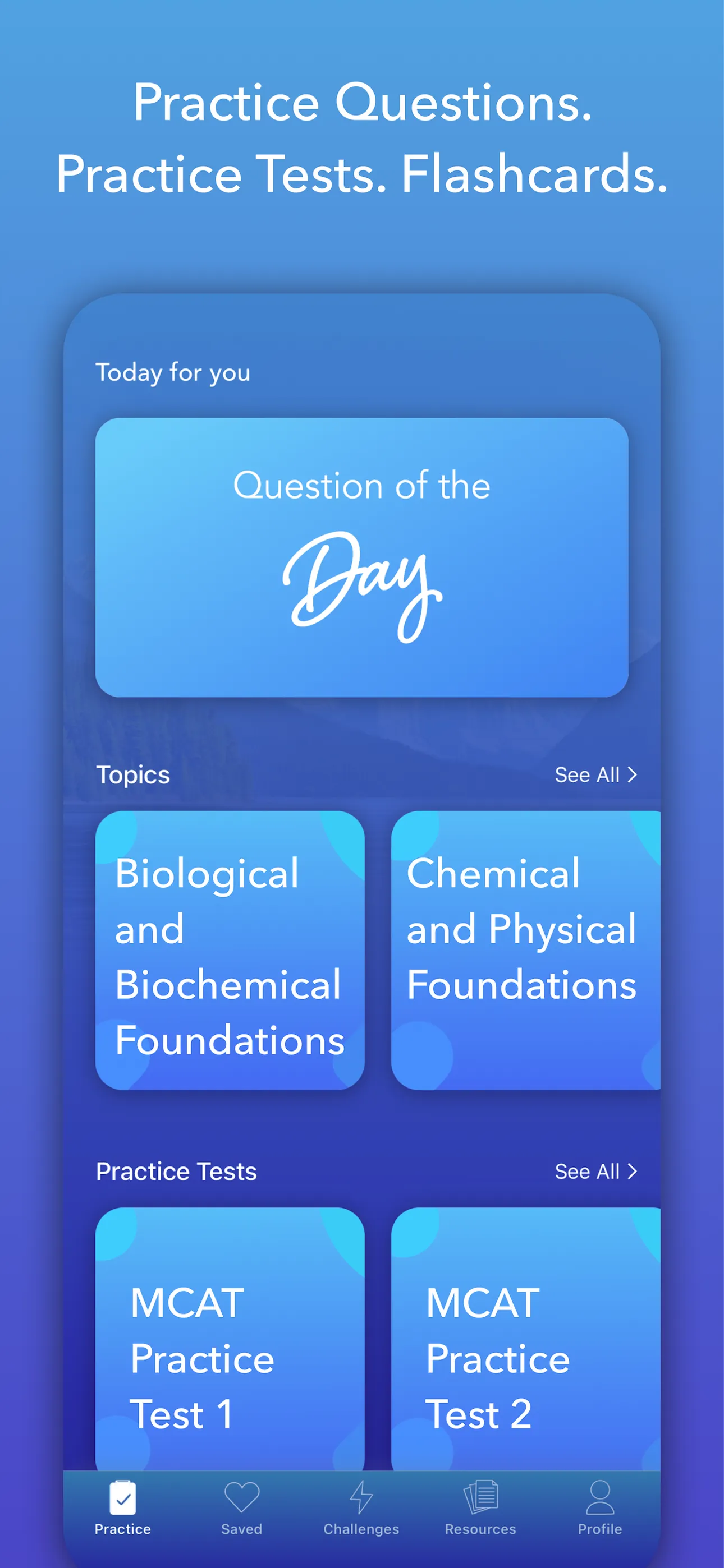 MCAT Exam Prep 2025 iphone screenshot 1