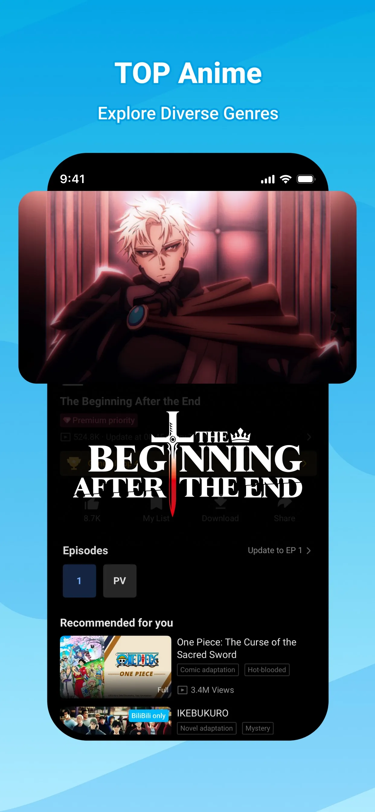 BiliBili -HD Anime, Videos iphone screenshot 4