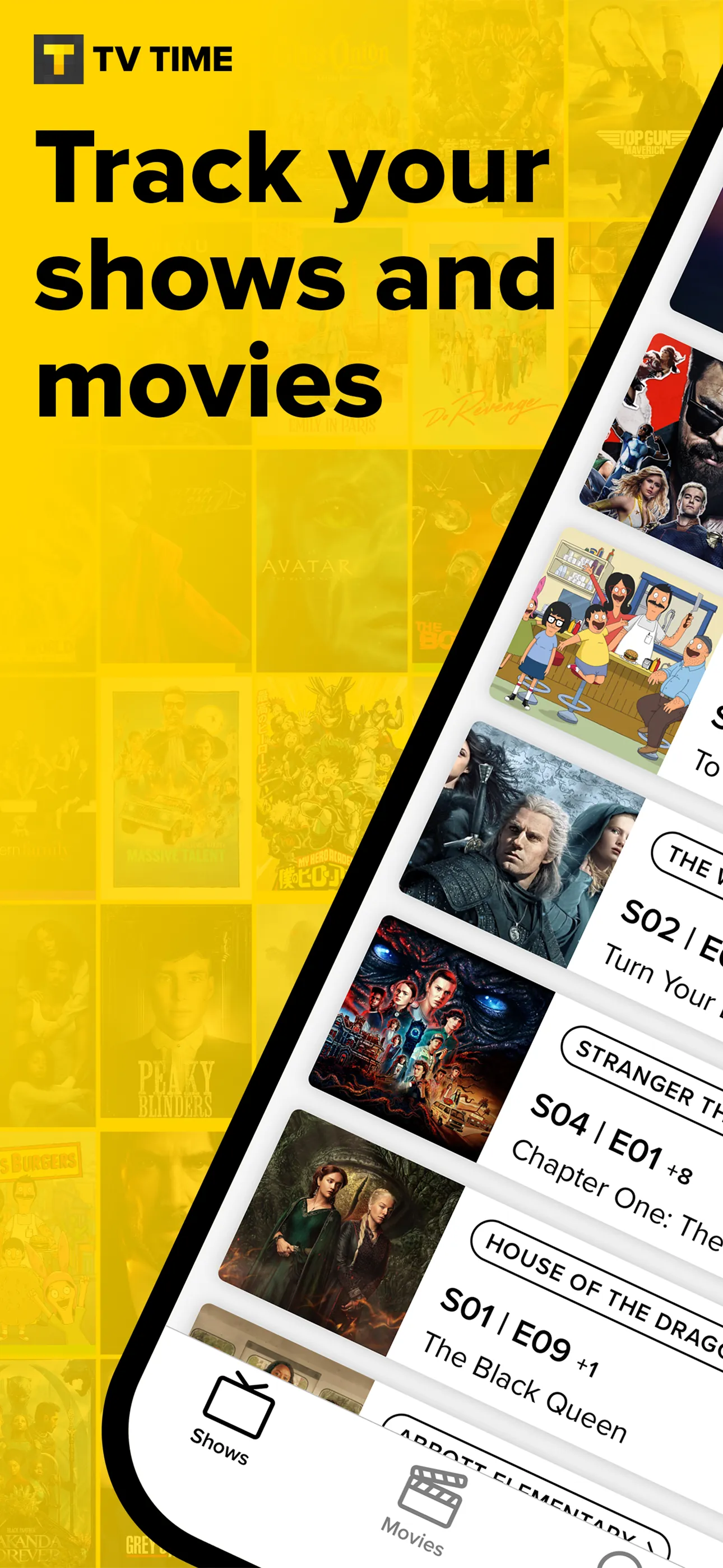 TV Time: Track Shows & Movies iphone screenshot 1