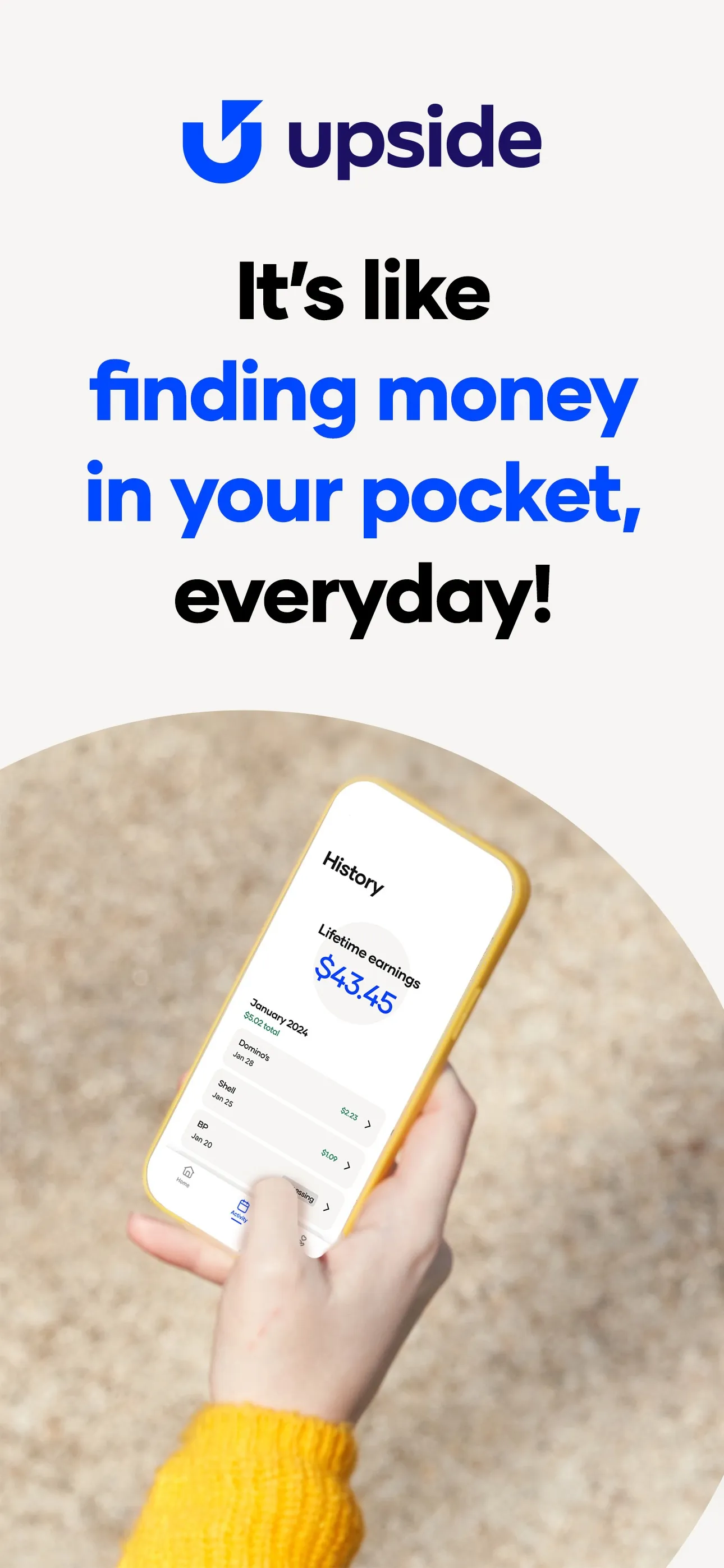 Upside: Earn Cash Back on Fuel iphone screenshot 2
