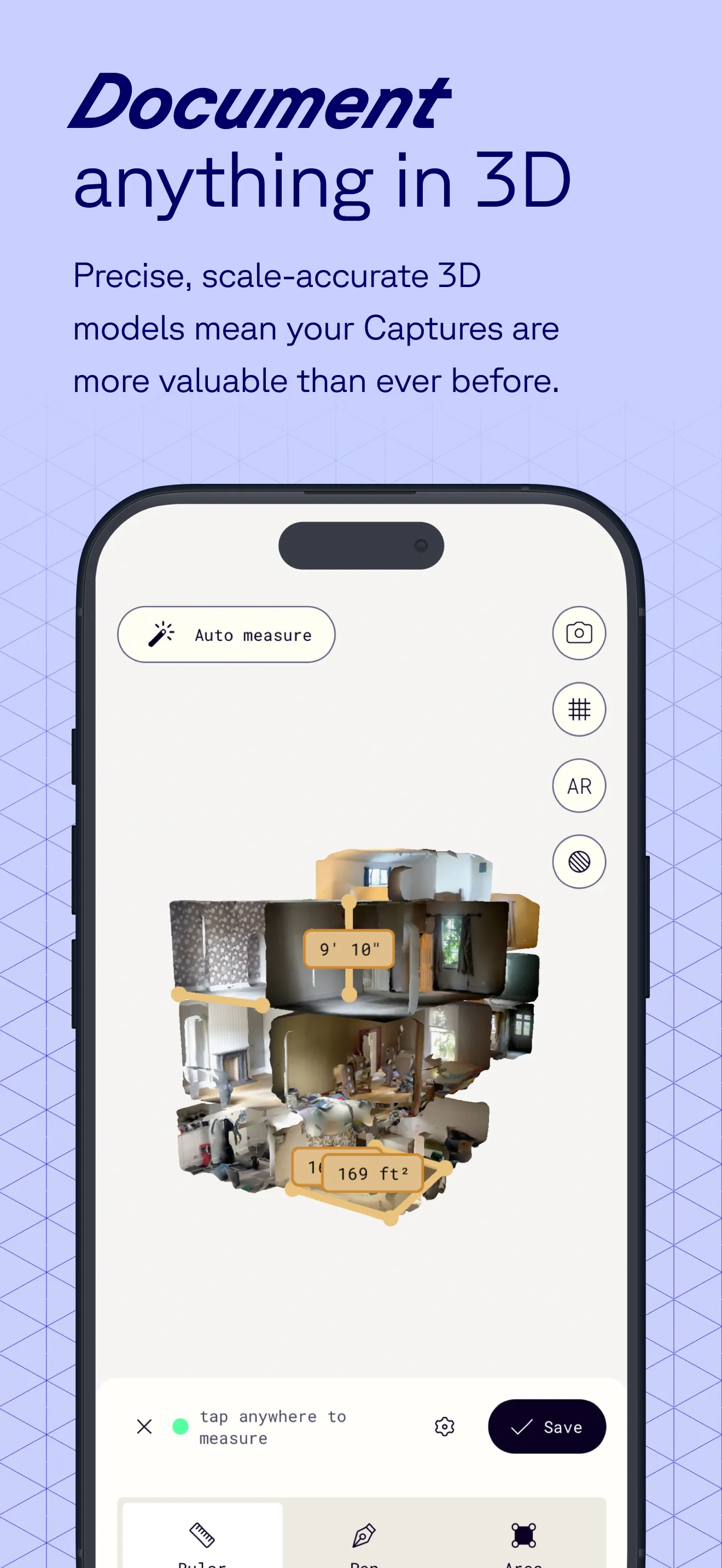 Polycam 3D Scanner, LiDAR, 360 iphone screenshot 3