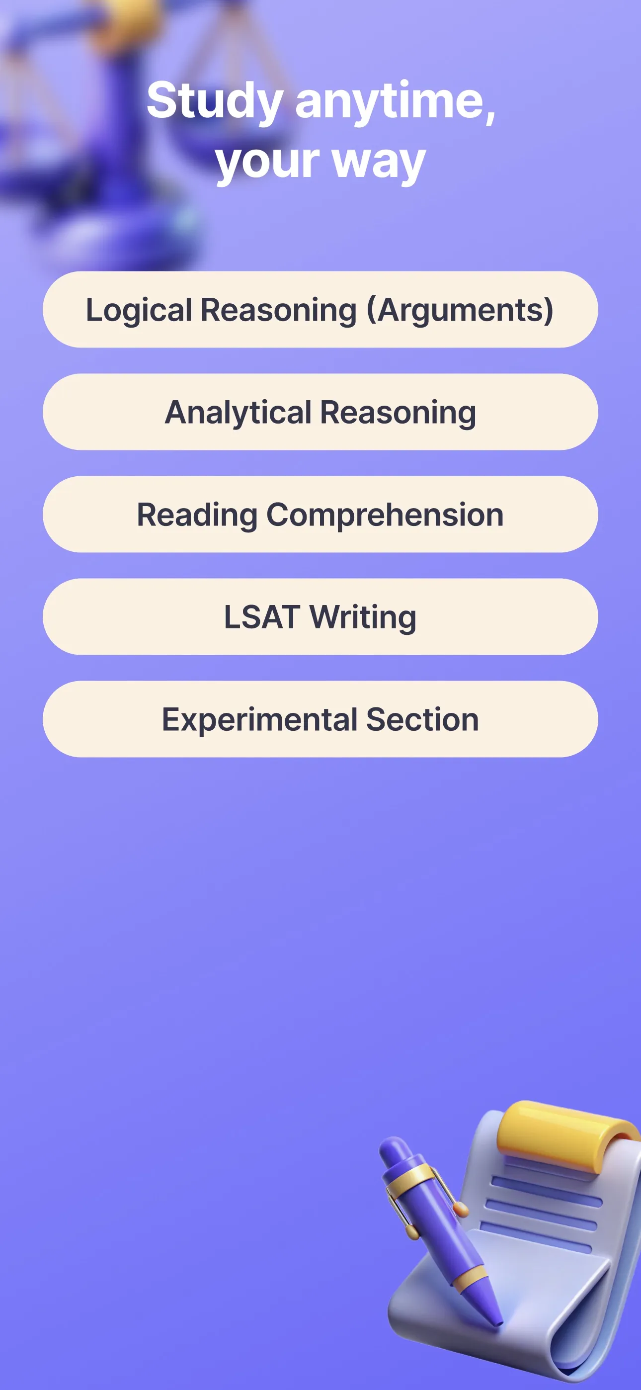 LSAT Exam & Test Prep 2025 iphone screenshot 3