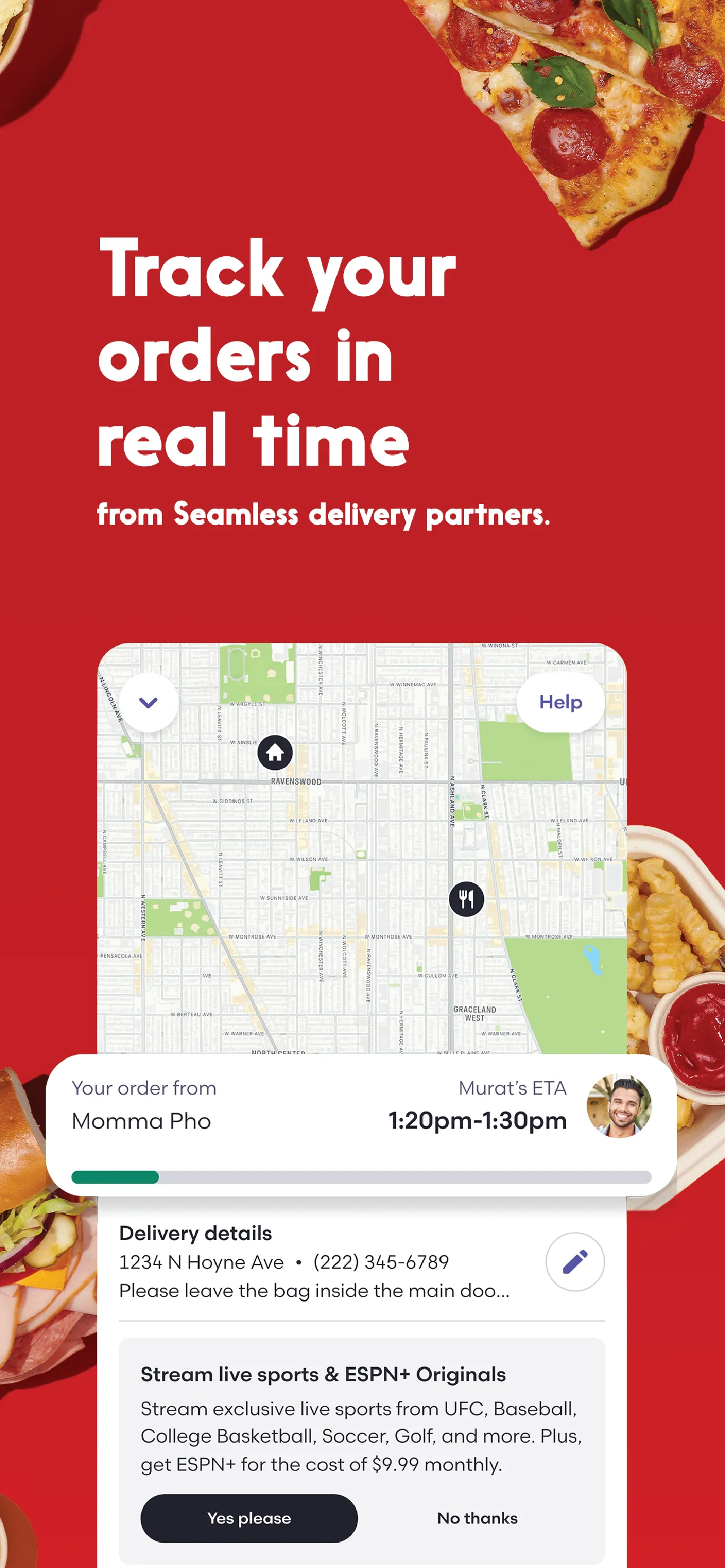 Seamless: Local Food Delivery iphone screenshot 5