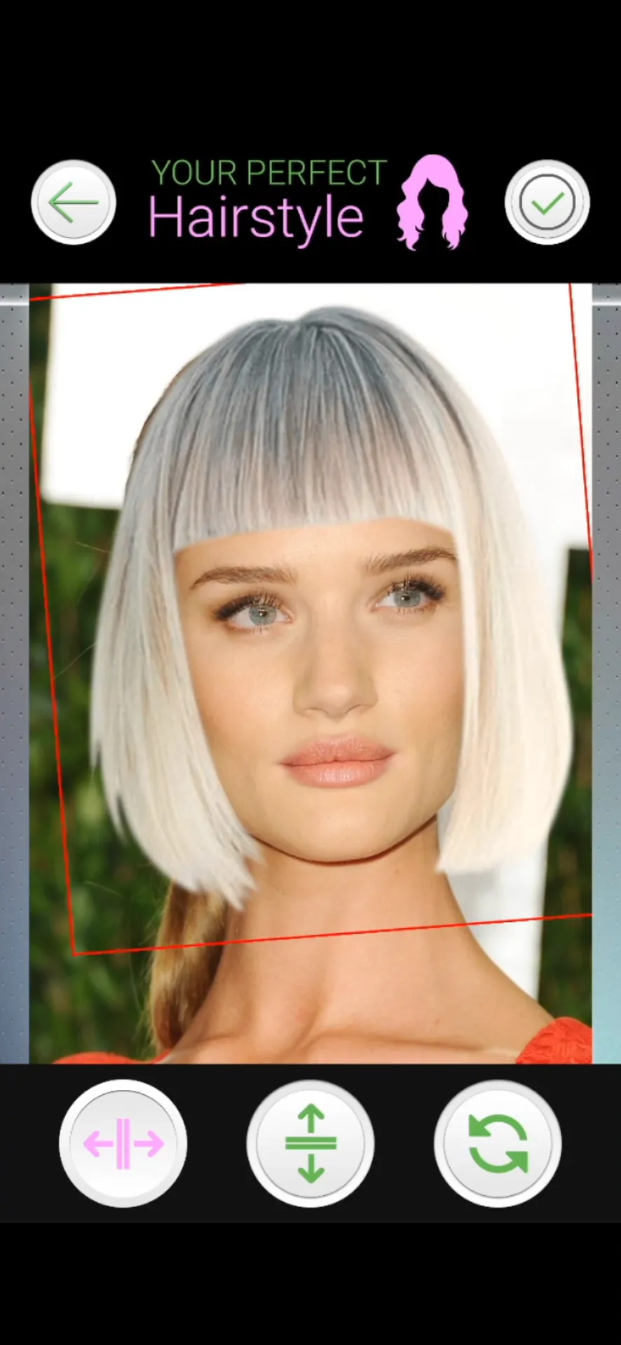 Perfect Hairstyle and Hair Cut iphone screenshot 1