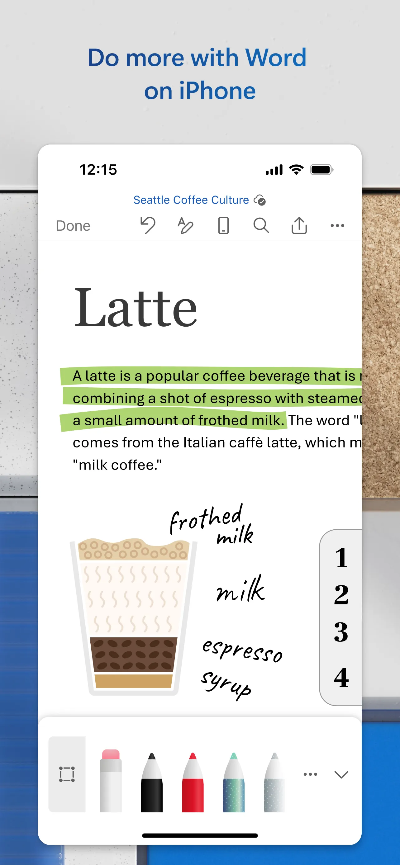 Microsoft Word iphone screenshot 6