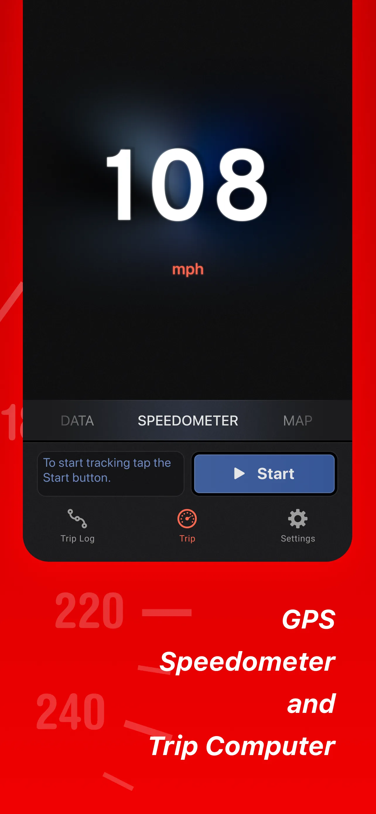 Speed Tracker: GPS Speedometer iphone screenshot 4