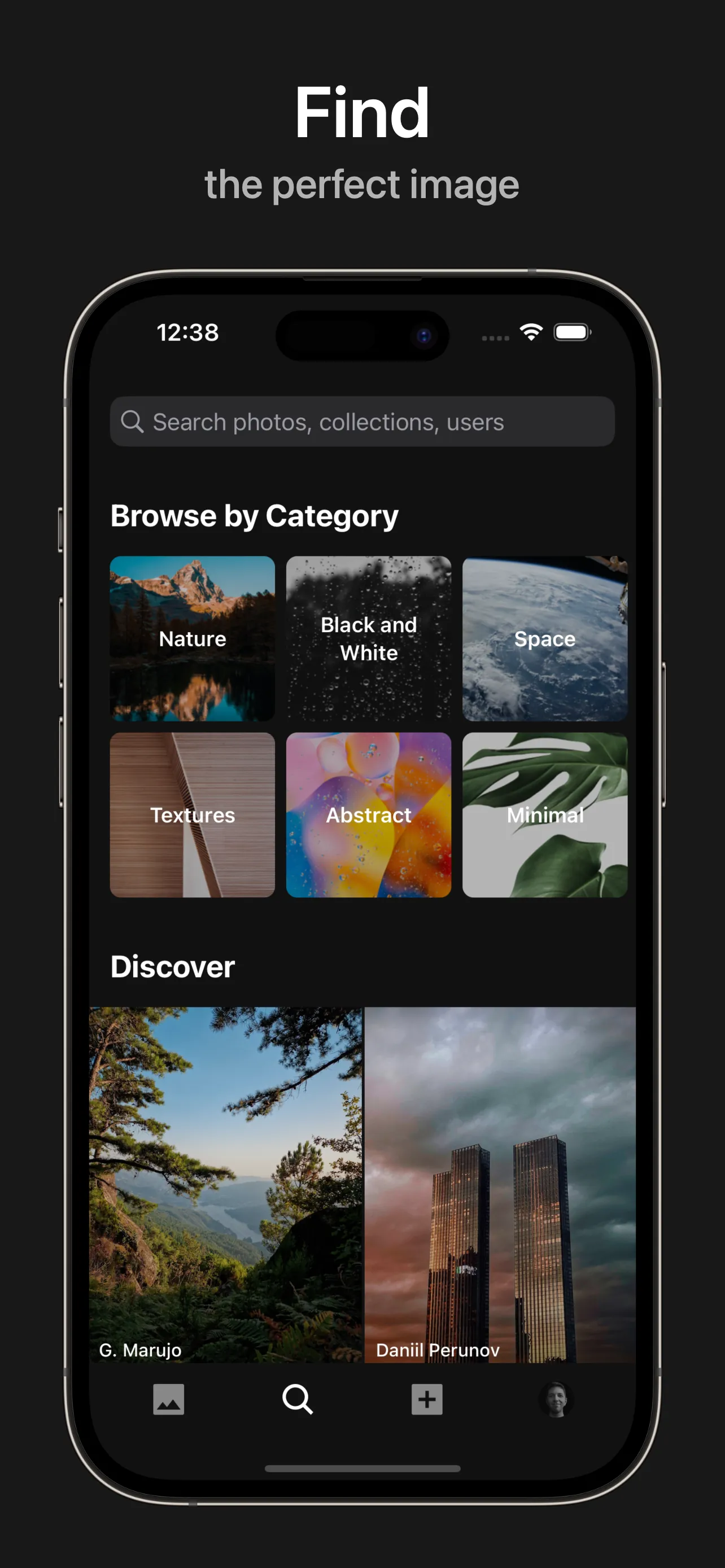 Unsplash iphone screenshot 4