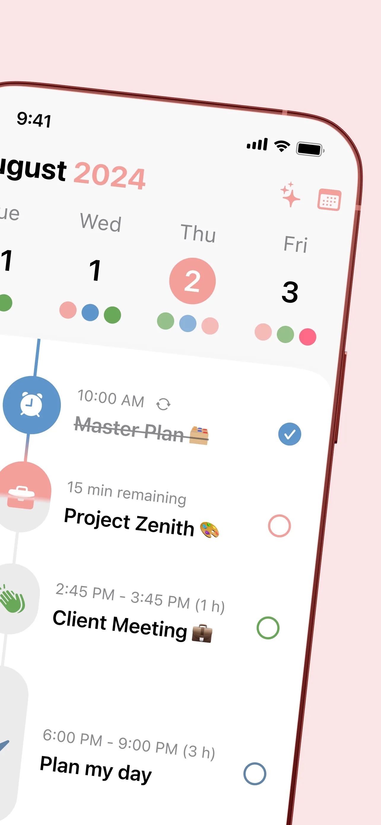 Structured - Daily Planner iphone screenshot 3