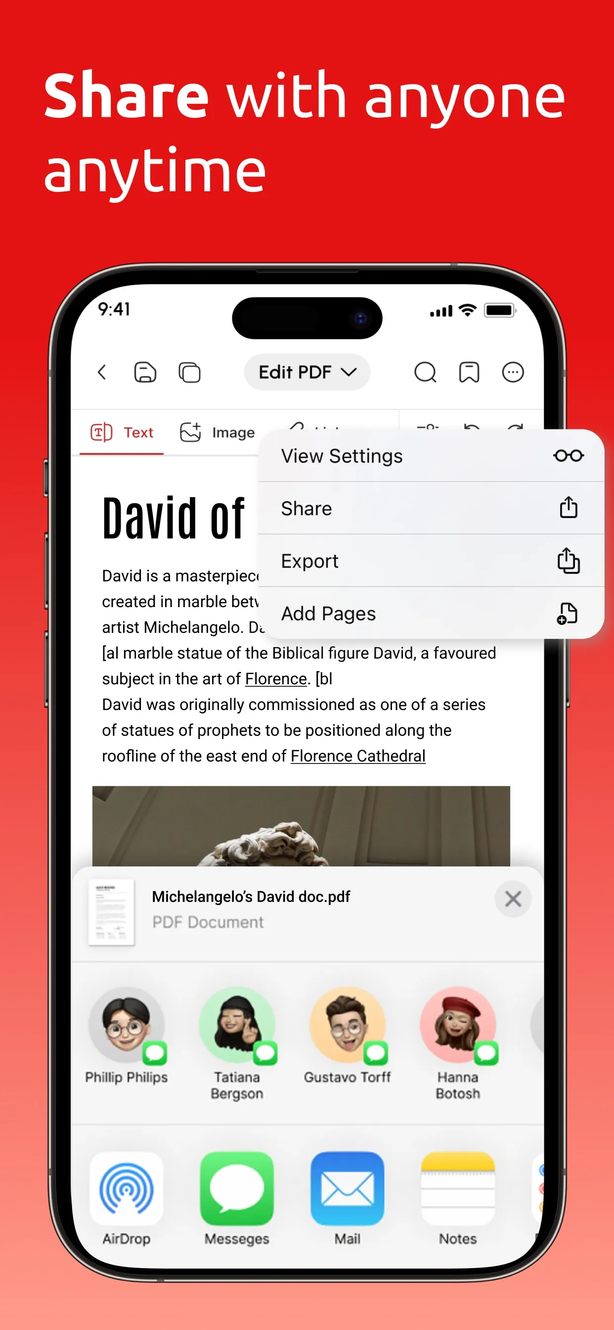 PDF Editor: Edit PDF Documents iphone screenshot 4