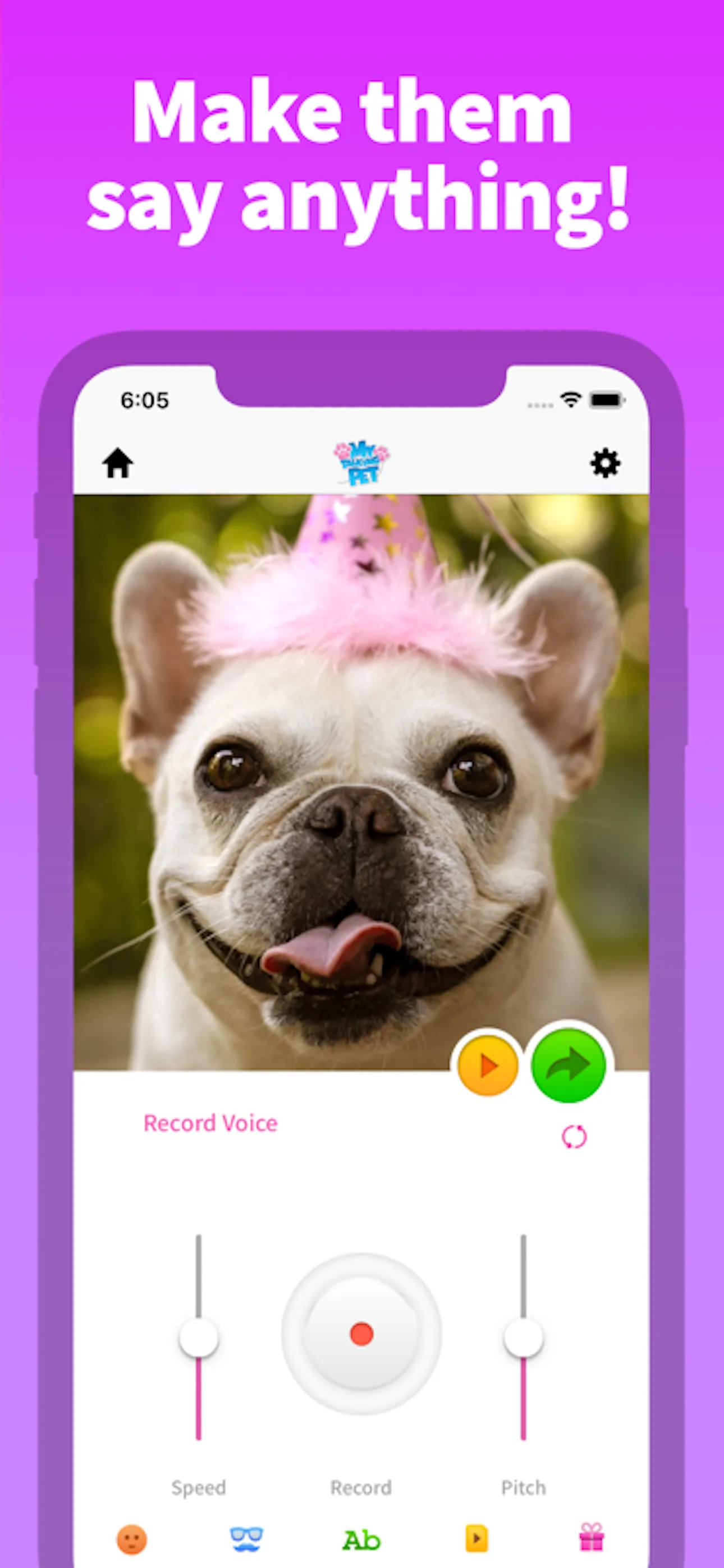 My Talking Pet iphone screenshot 1