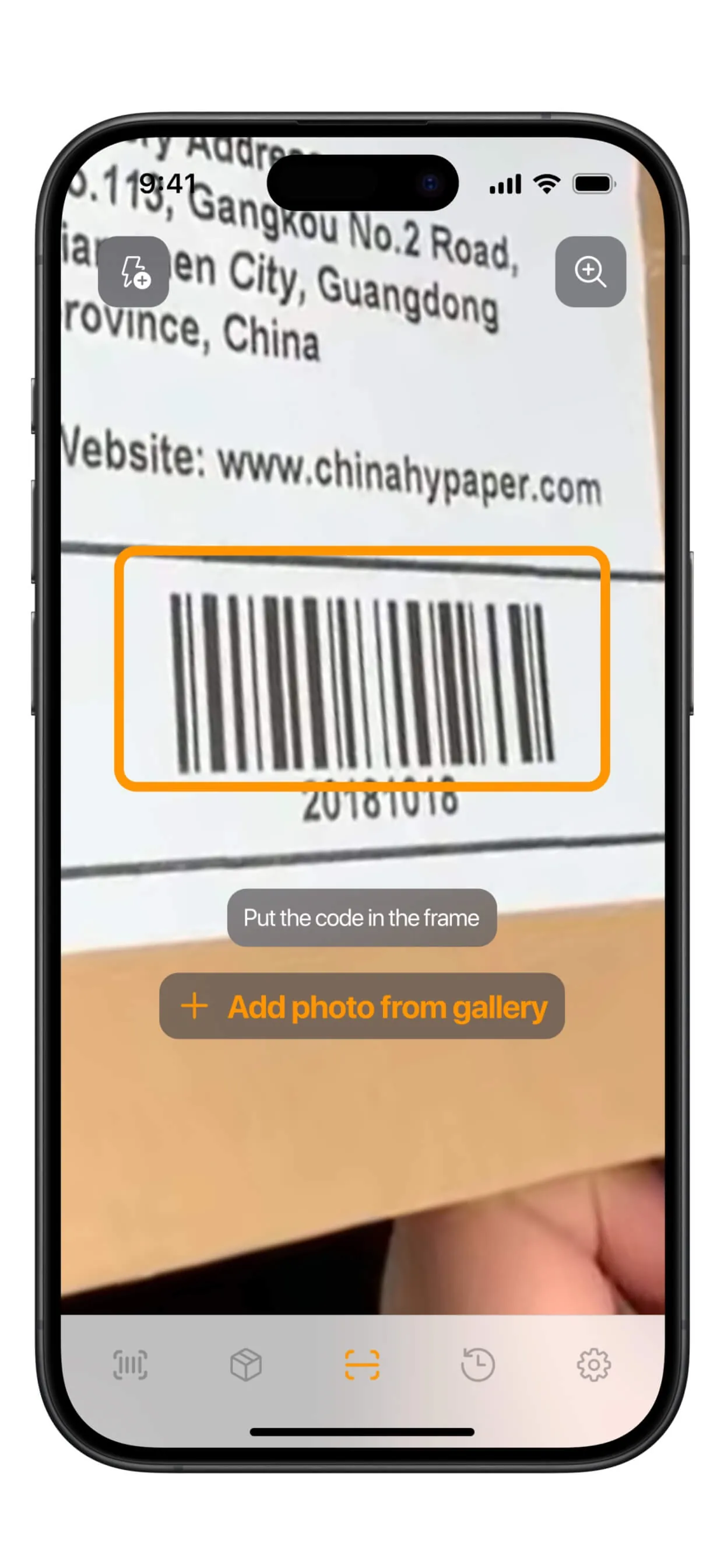 Barcode Scanner & Reader iphone screenshot 5