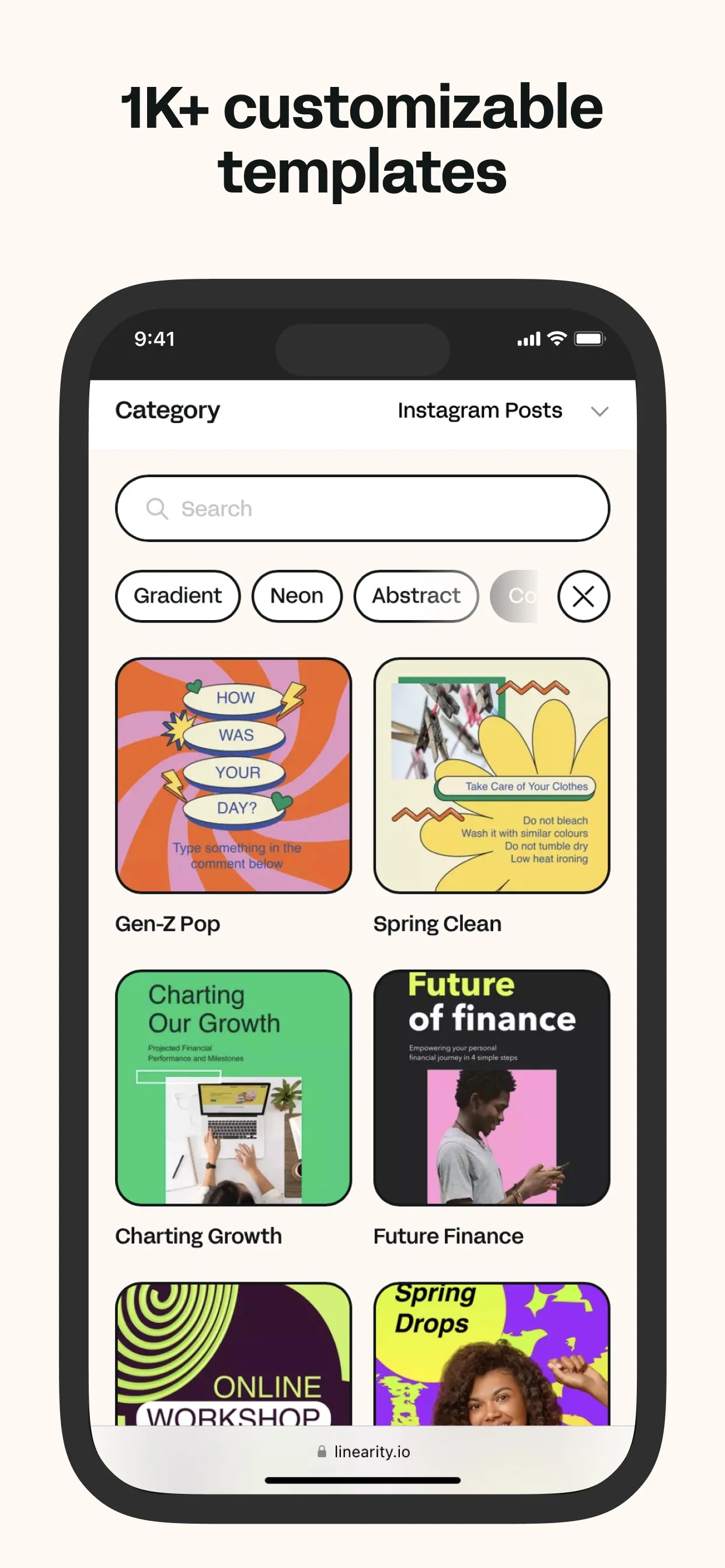 Linearity Curve Graphic Design iphone screenshot 9