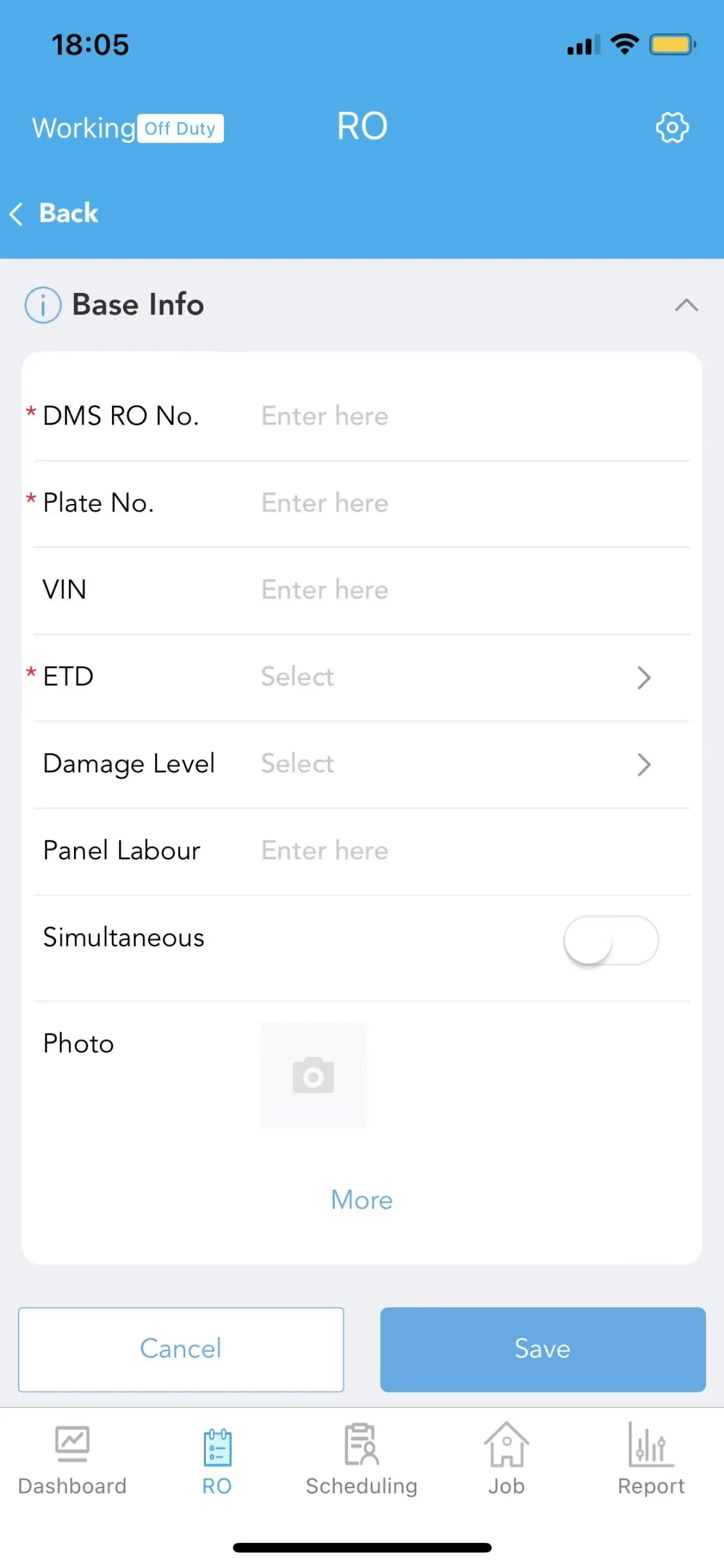 Workflow Manager iphone screenshot 1