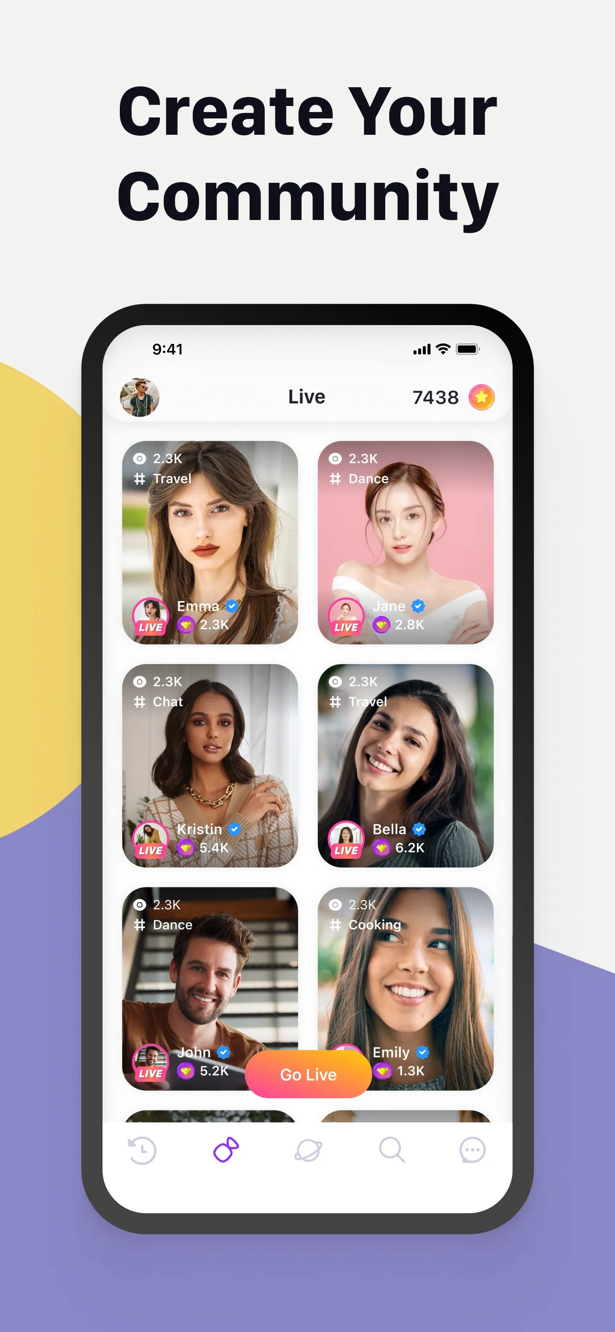 Joi - Live Stream & Video Chat iphone screenshot 4
