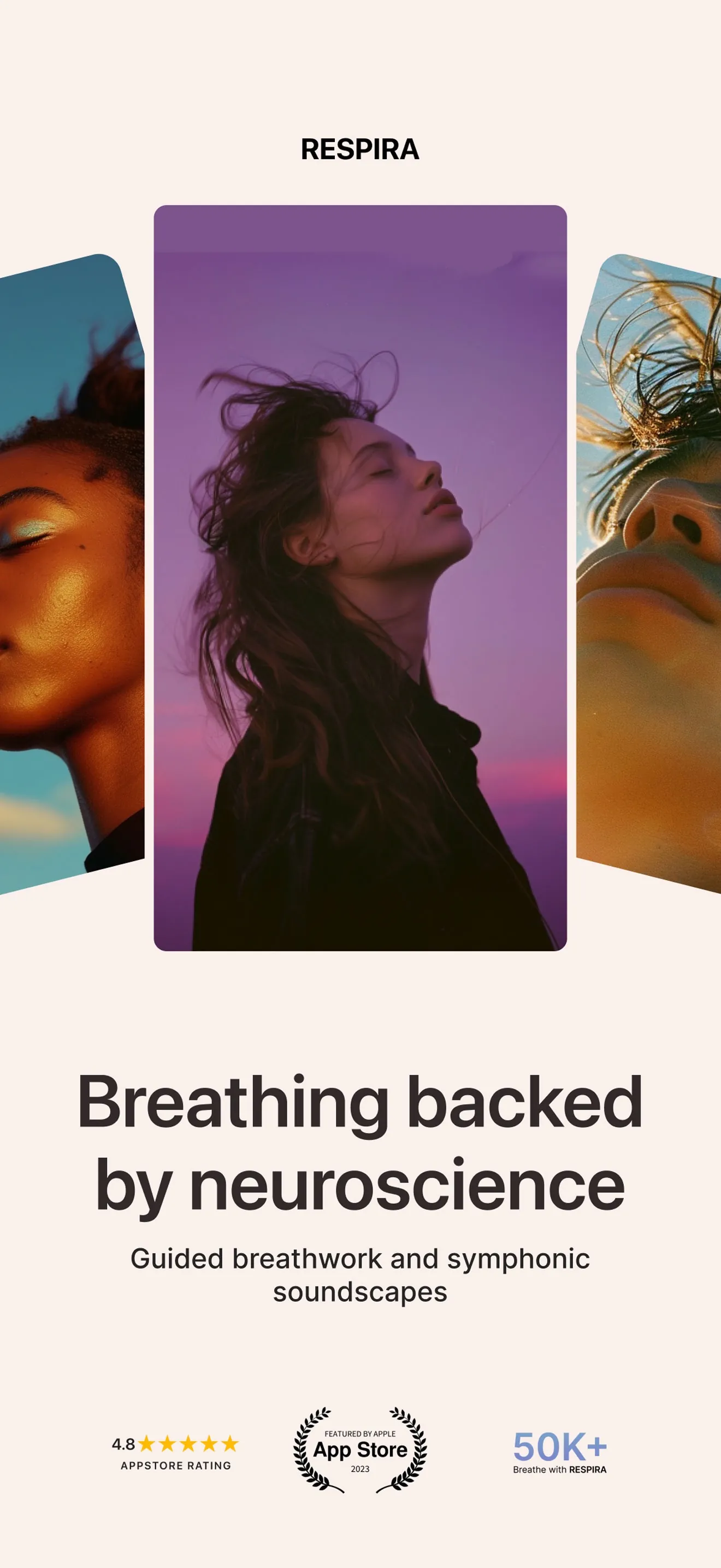 RESPIRA: Breathing Exercises iphone screenshot 1