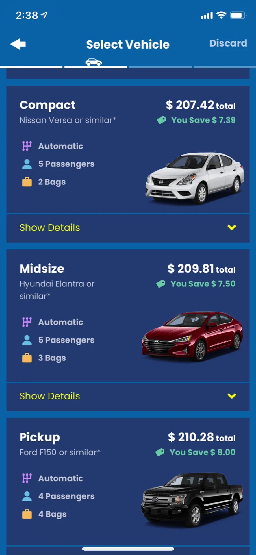Alamo - Car Rental iphone screenshot 1