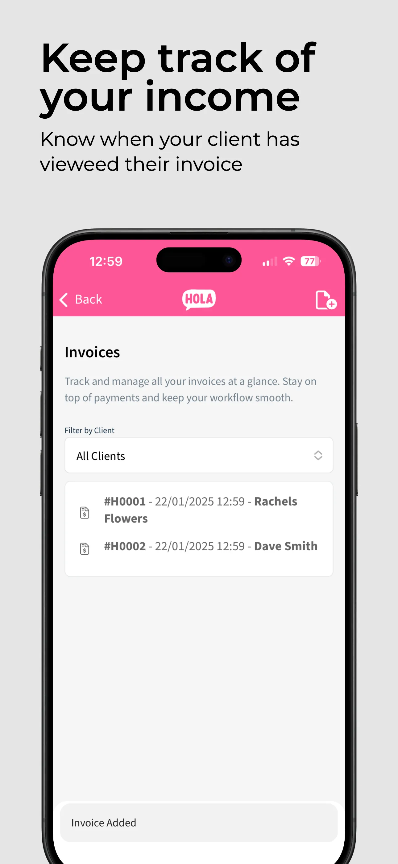 Hola Finance iphone screenshot 3