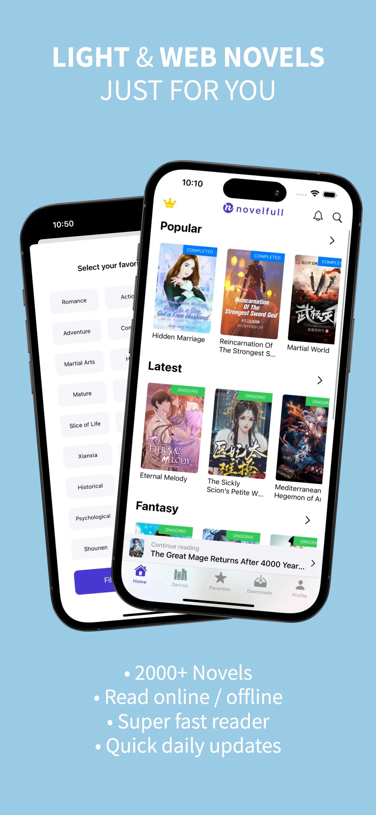 NovelFull - Top Novel Reader iphone screenshot 1