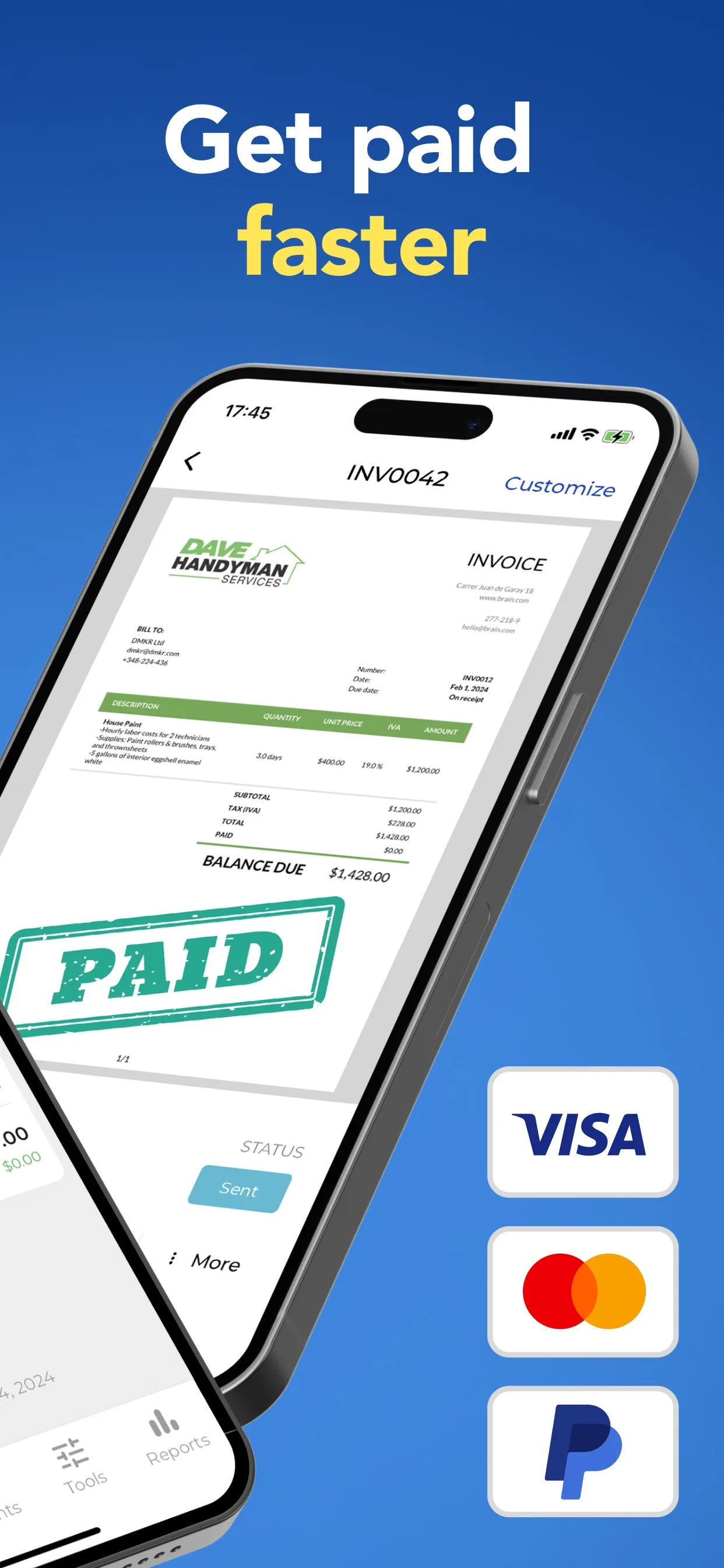 Invoice Maker - Invoice Fly iphone screenshot 2
