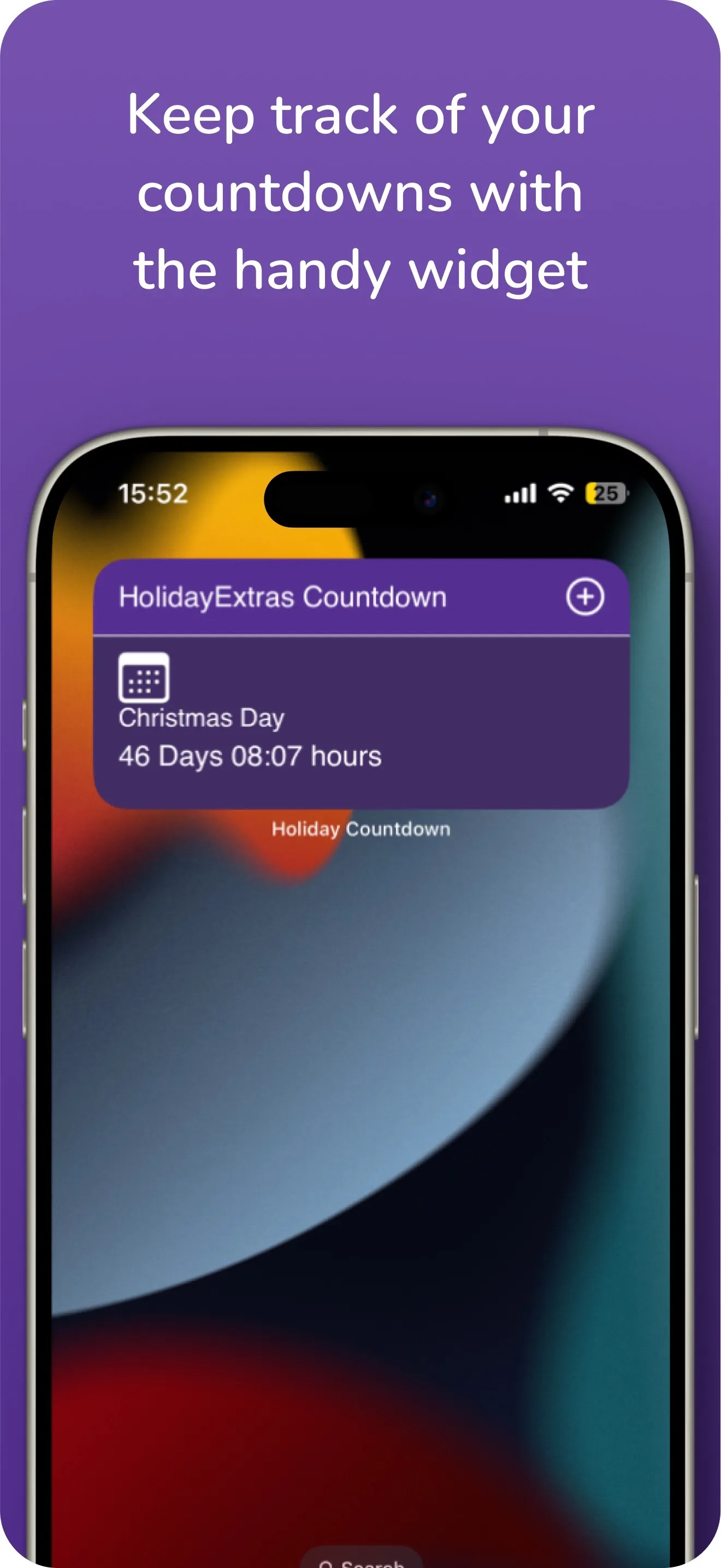 Holiday Countdowns iphone screenshot 2