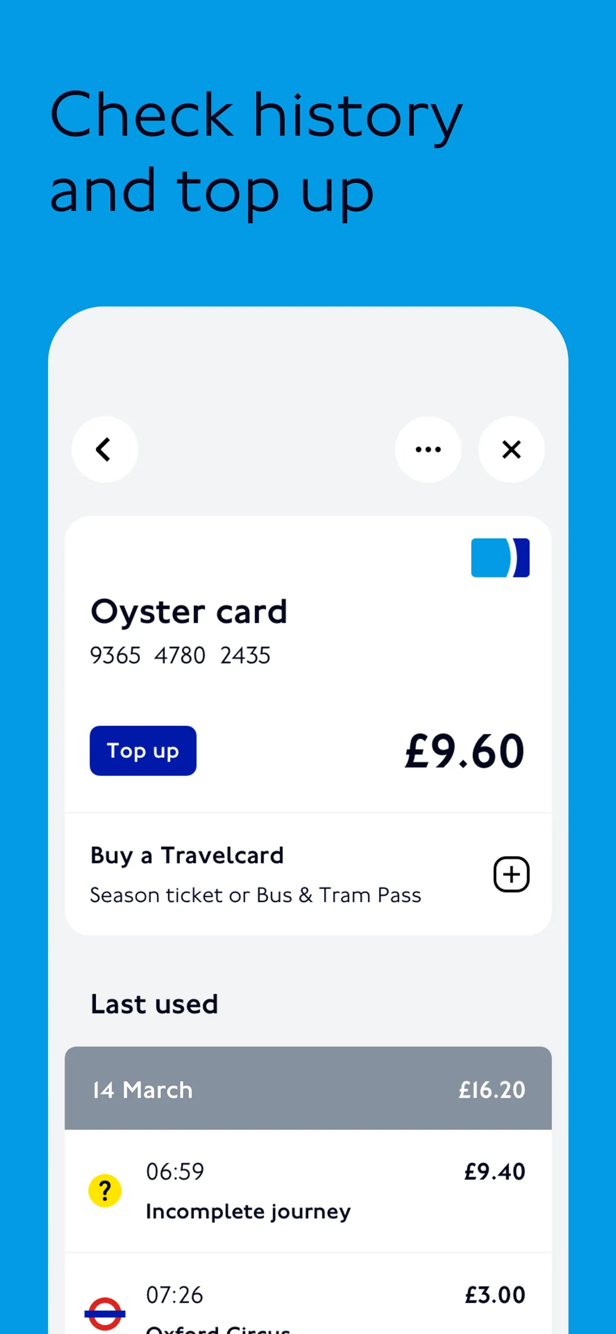 TfL Go: Plan, Pay, Travel iphone screenshot 6