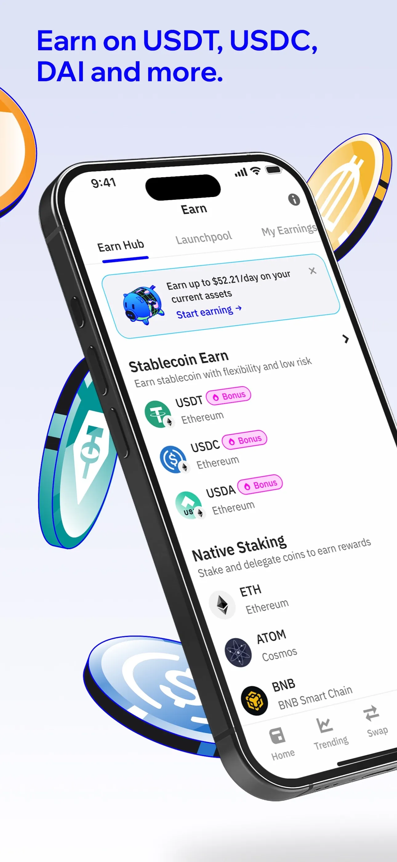 Trust: Crypto & Bitcoin Wallet iphone screenshot 3